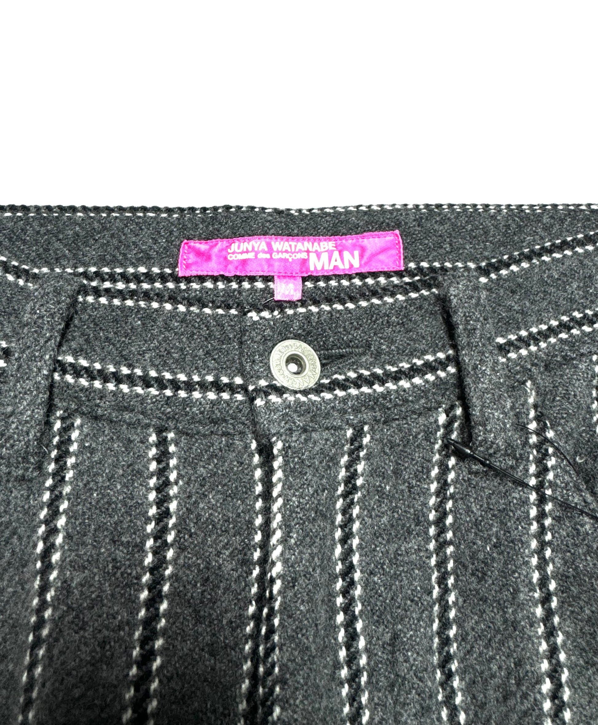 Junya Watanabe x CDG Stripe Wool Pant