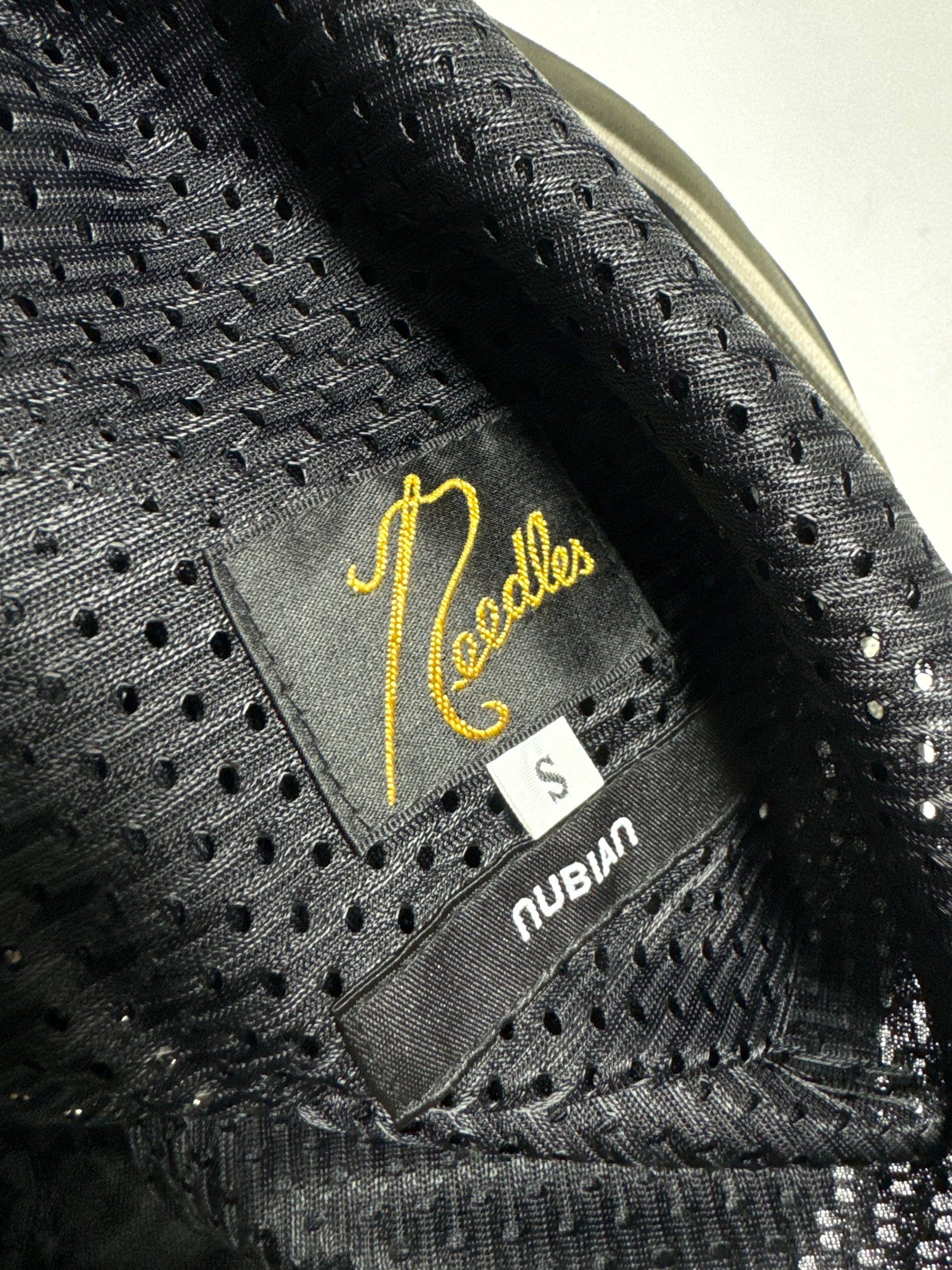 Needles x Nubian Black Grey Straight Track Pant