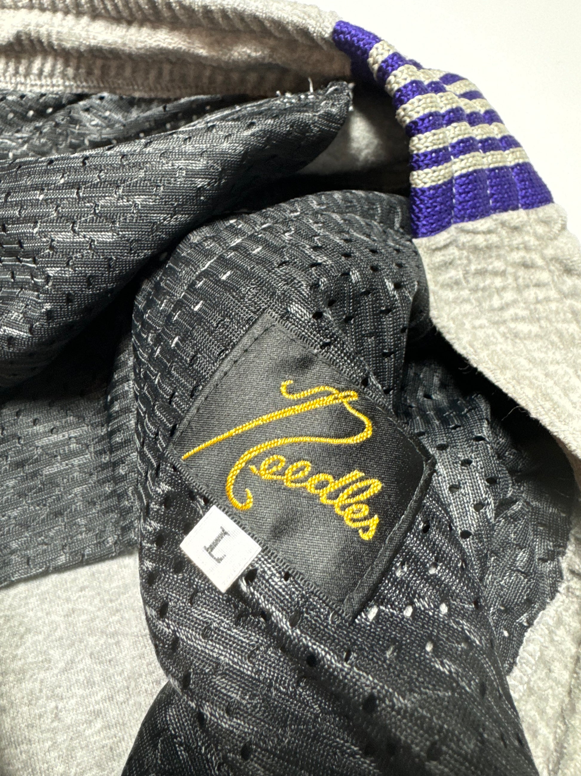 Needles Grey Straight Track Pant