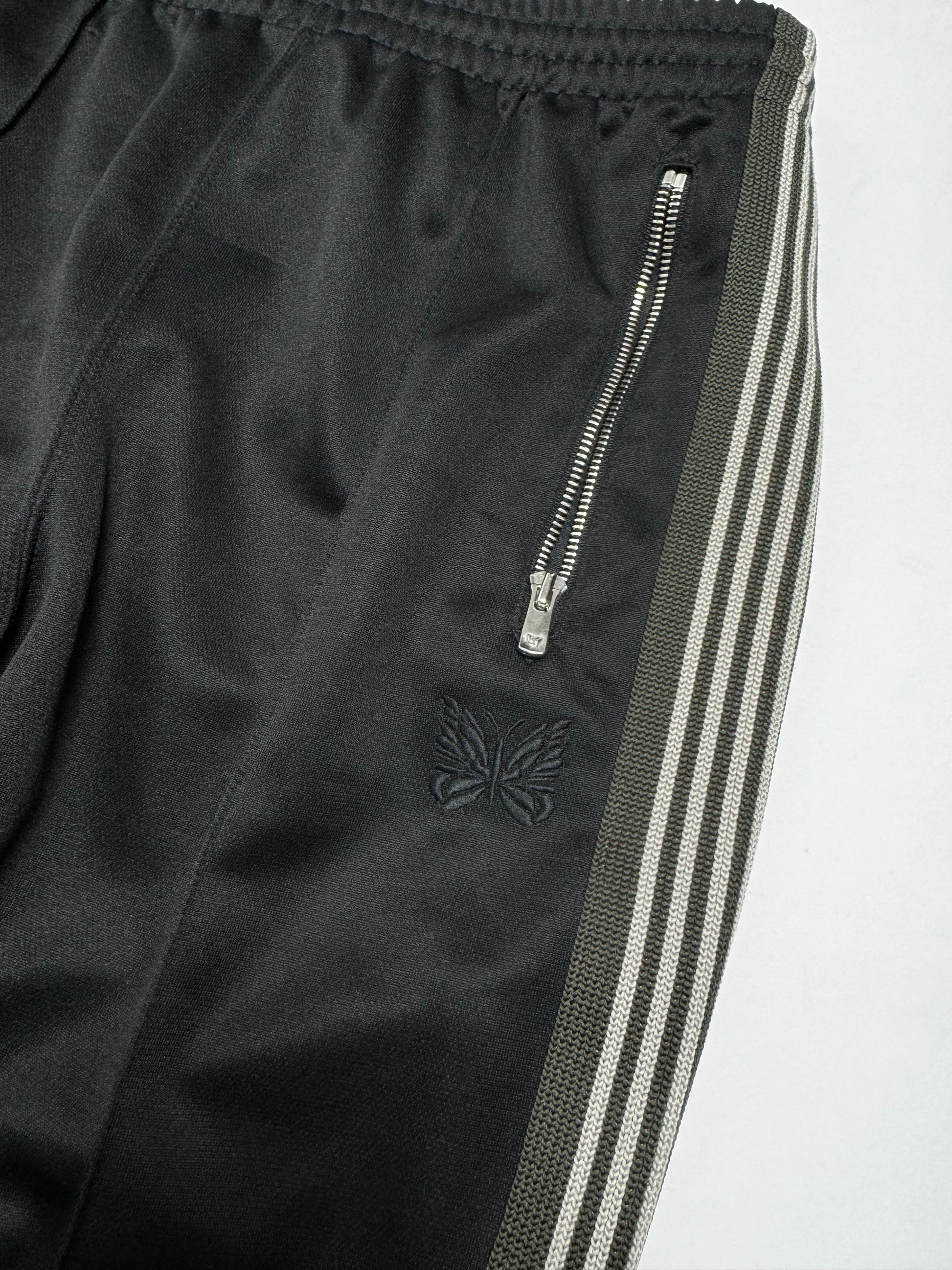 Needles x Nubian Black Grey Straight Track Pant