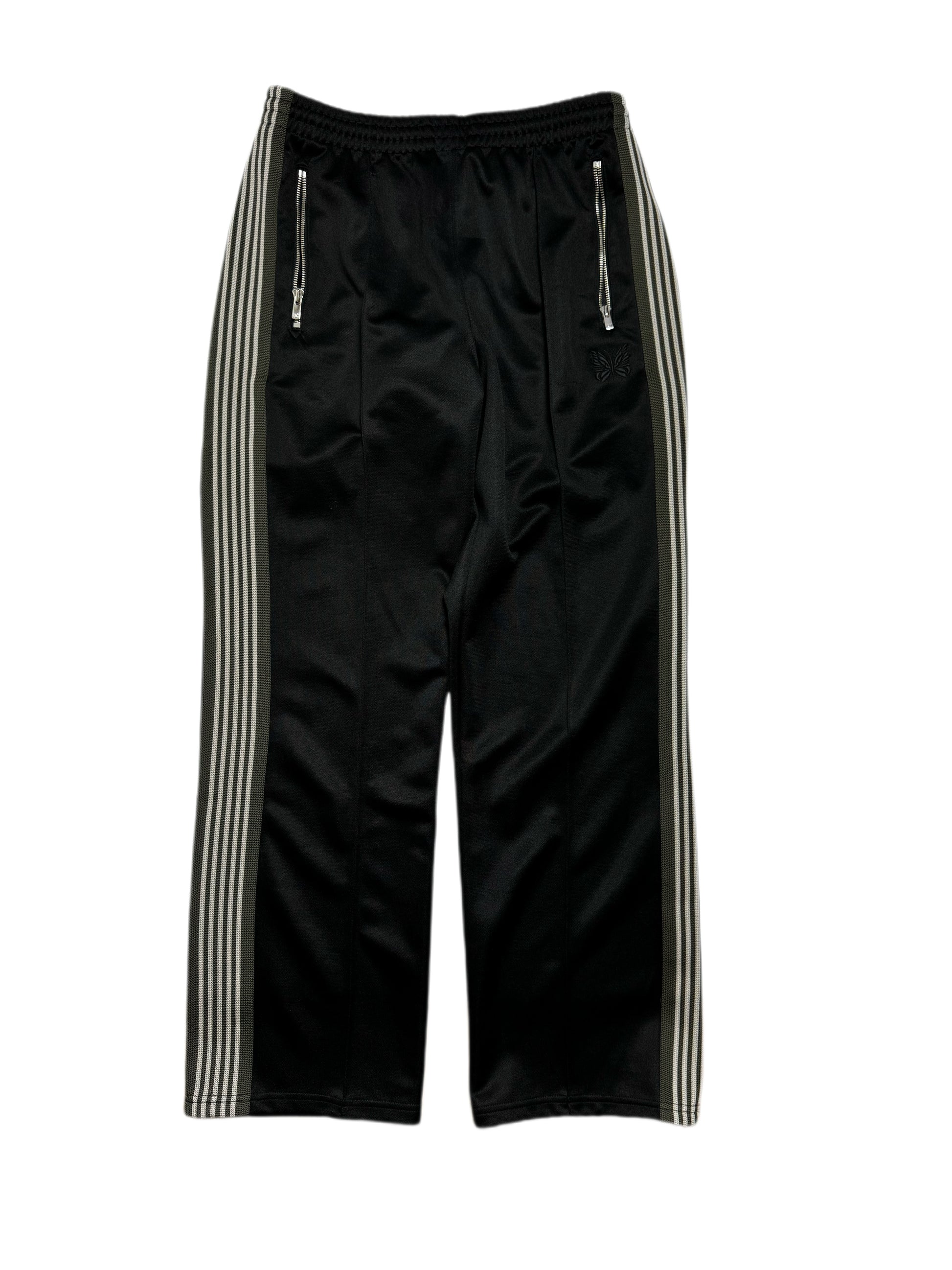 Needles x Nubian Black Grey Straight Track Pant