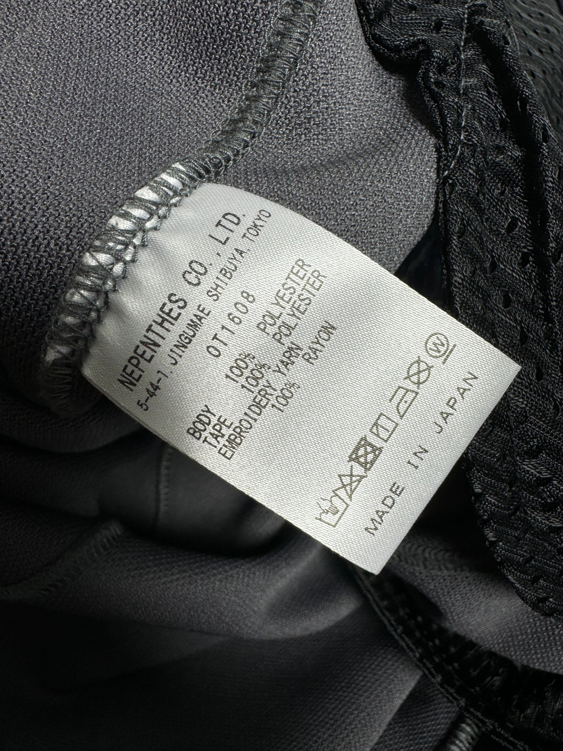 Needles Gunmetal Grey Purple Straight Track Pant