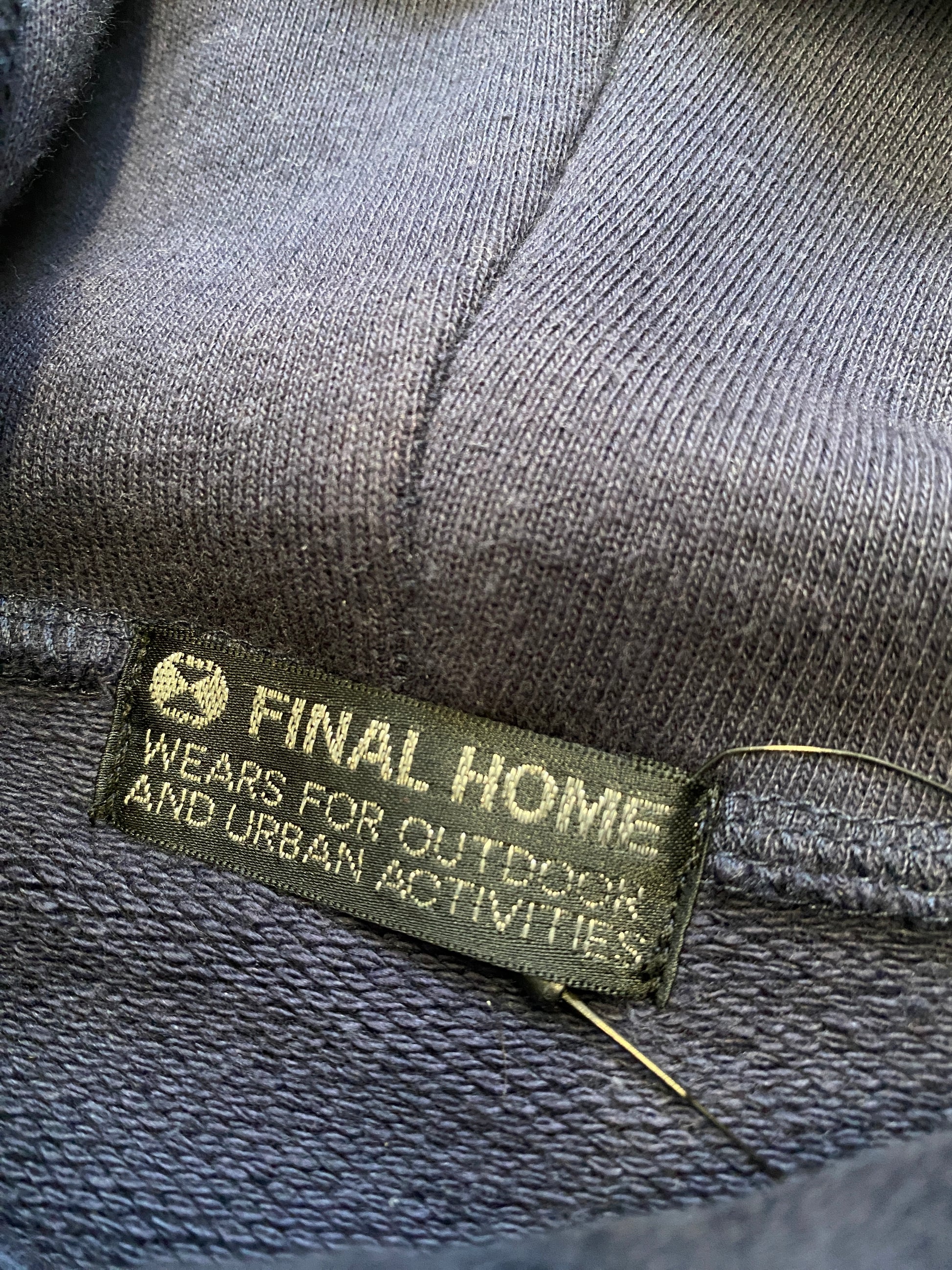 Issey Miyake Final Home Navy Asymmetrical Jacket