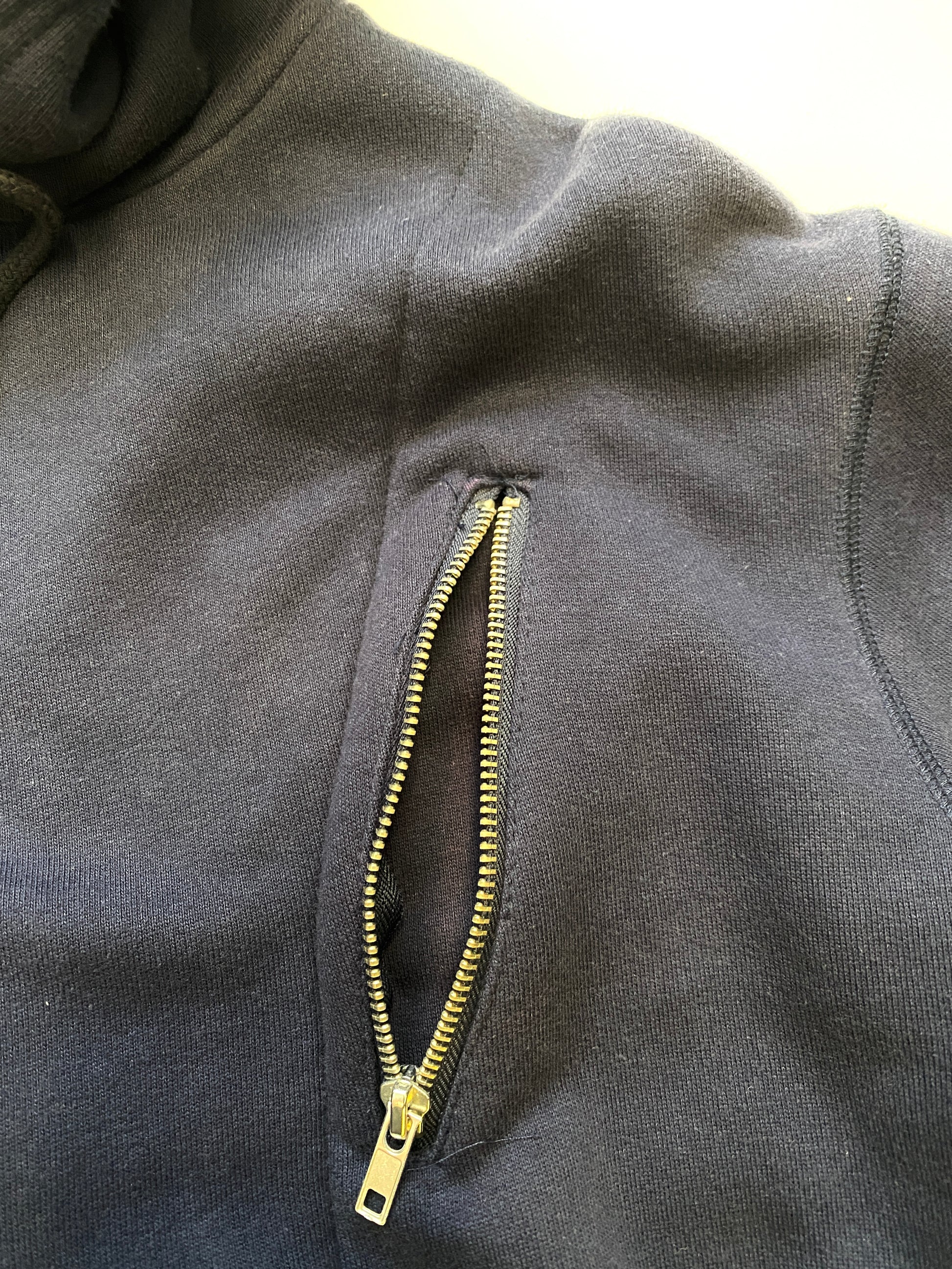 Issey Miyake Final Home Navy Asymmetrical Jacket