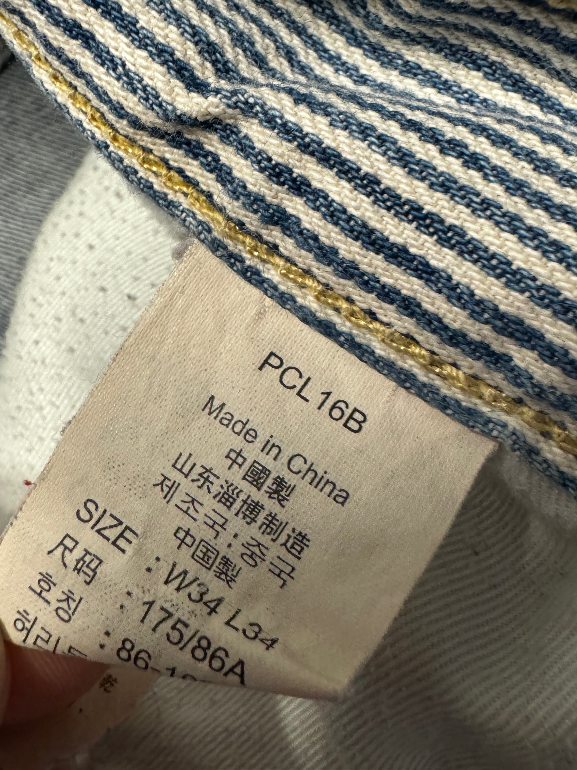 Levi's 604 Washed Denim Jean