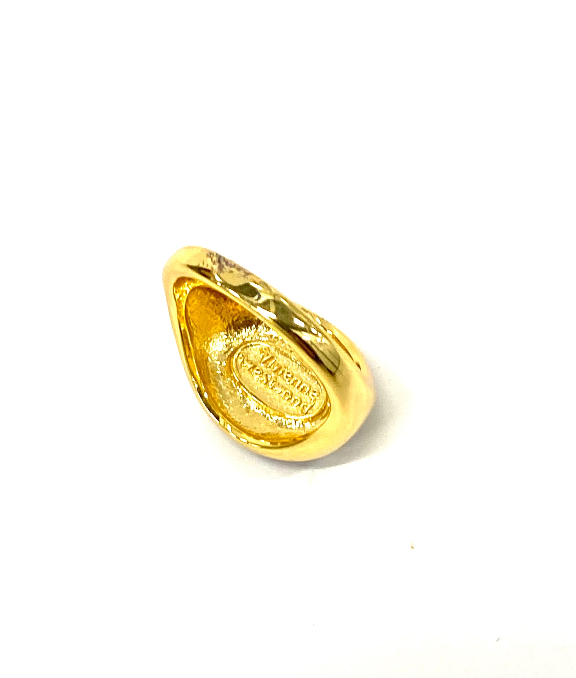 Vivienne Westwood Black Gold Ring
