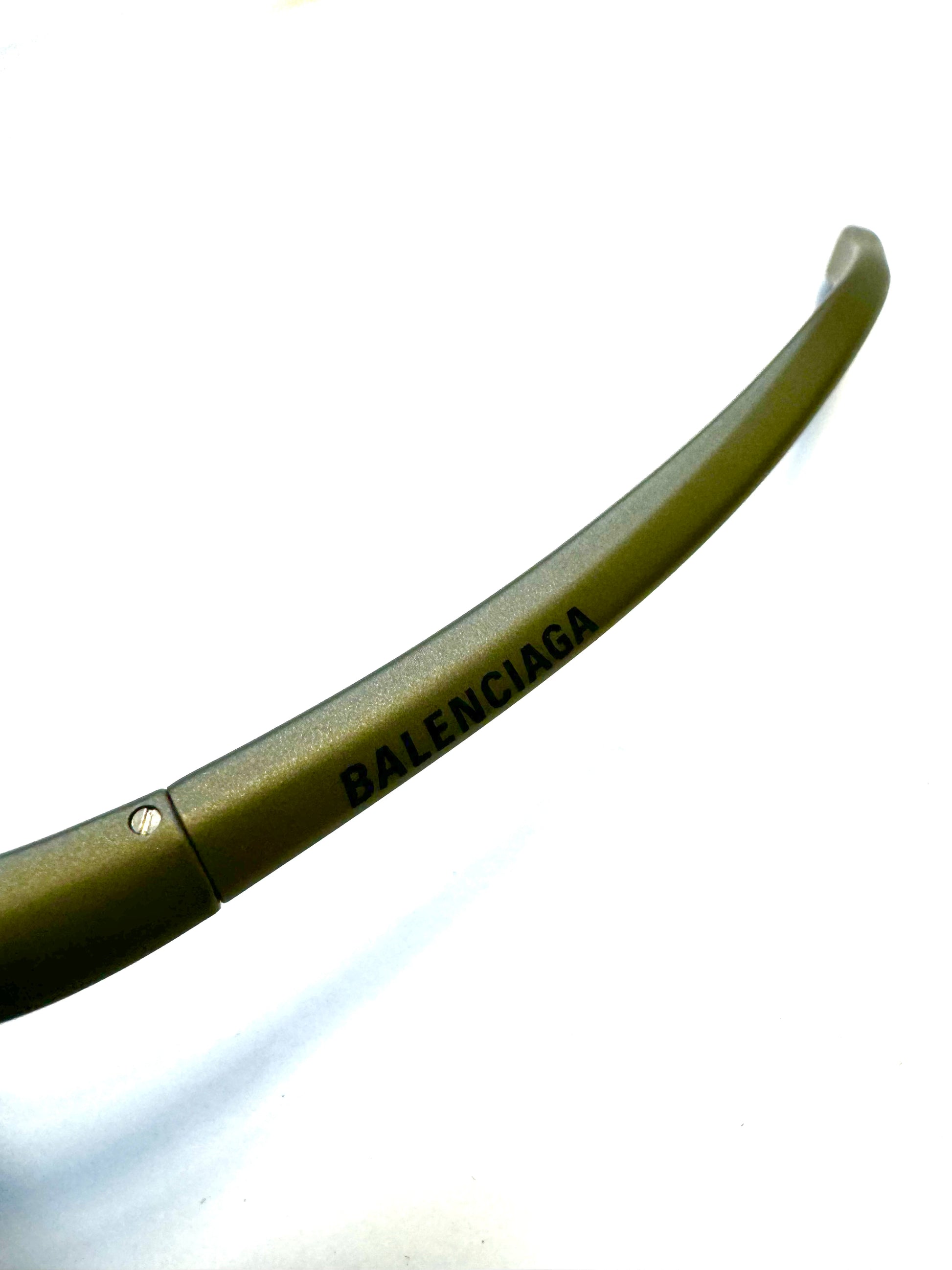 Balenciaga Olive Green Sunglasses