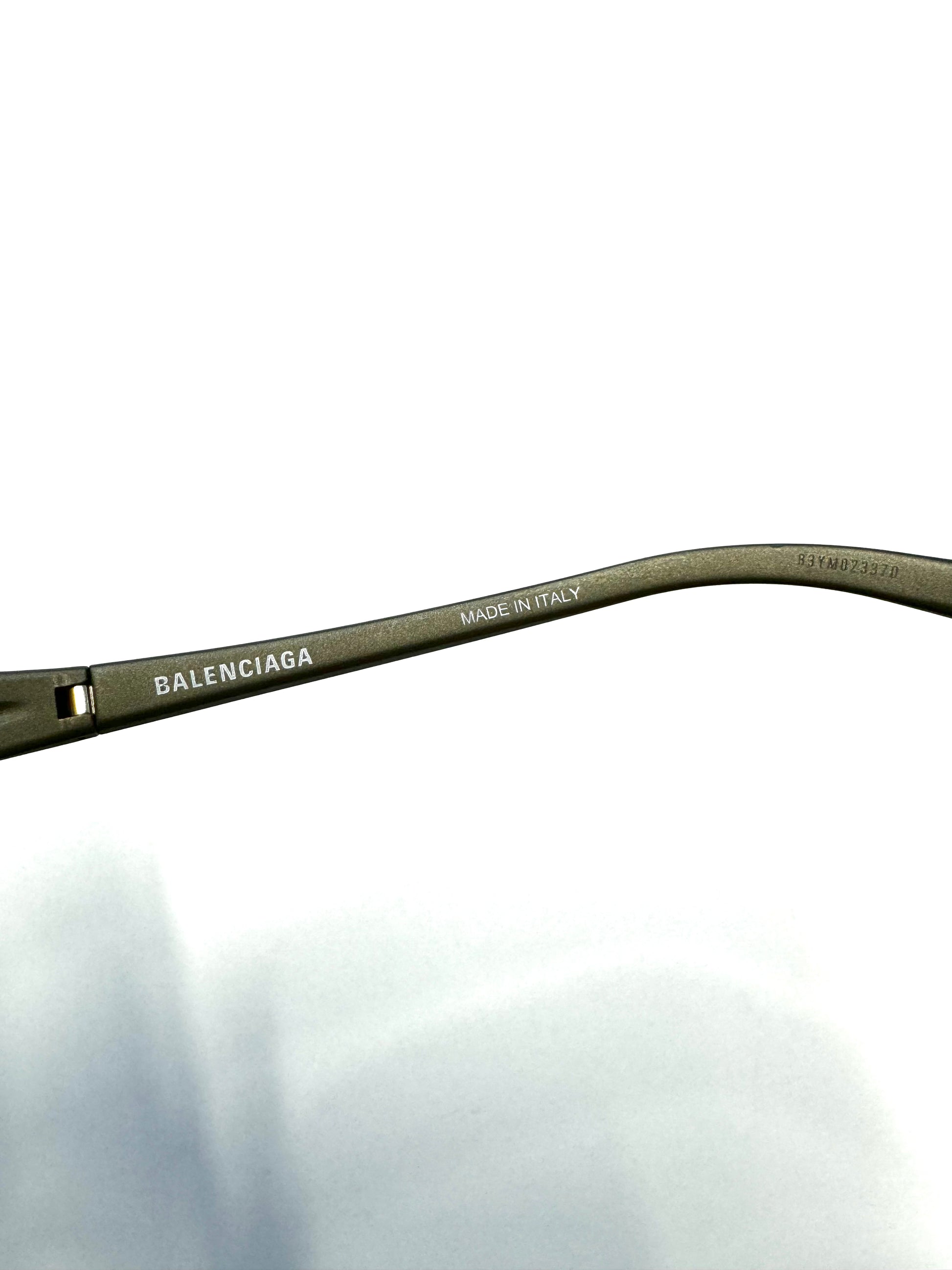 Balenciaga Olive Green Sunglasses