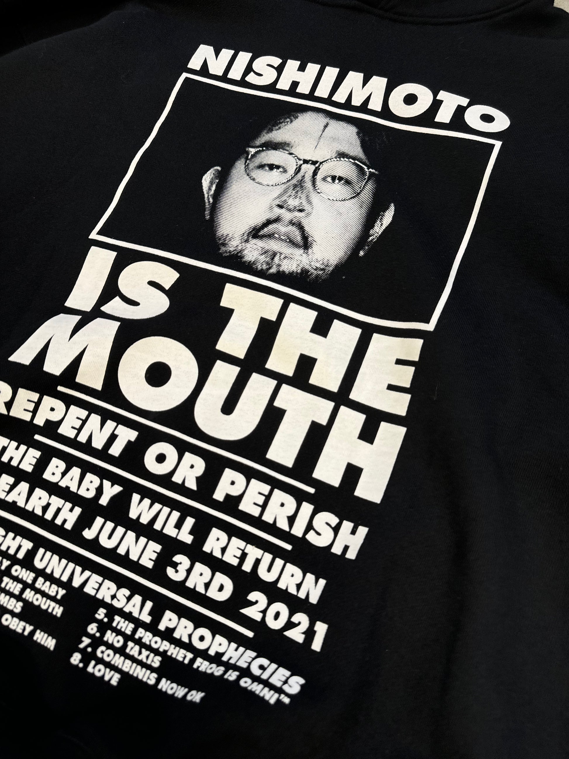 Nishimoto Is The Mouth Black Hoodie
