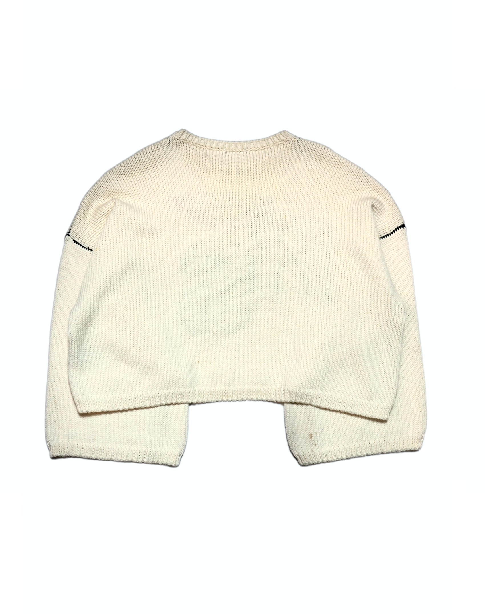 Raf Simons Cropped Oversized Knit