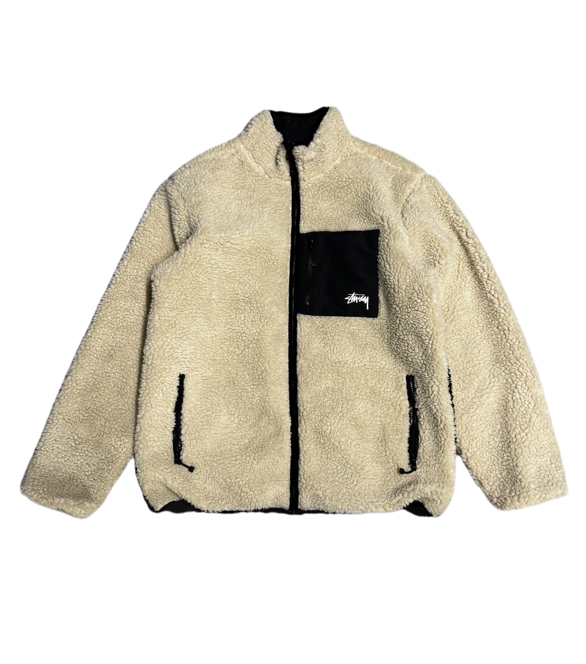 Stussy 8 Ball Fleece Reversible Jacket