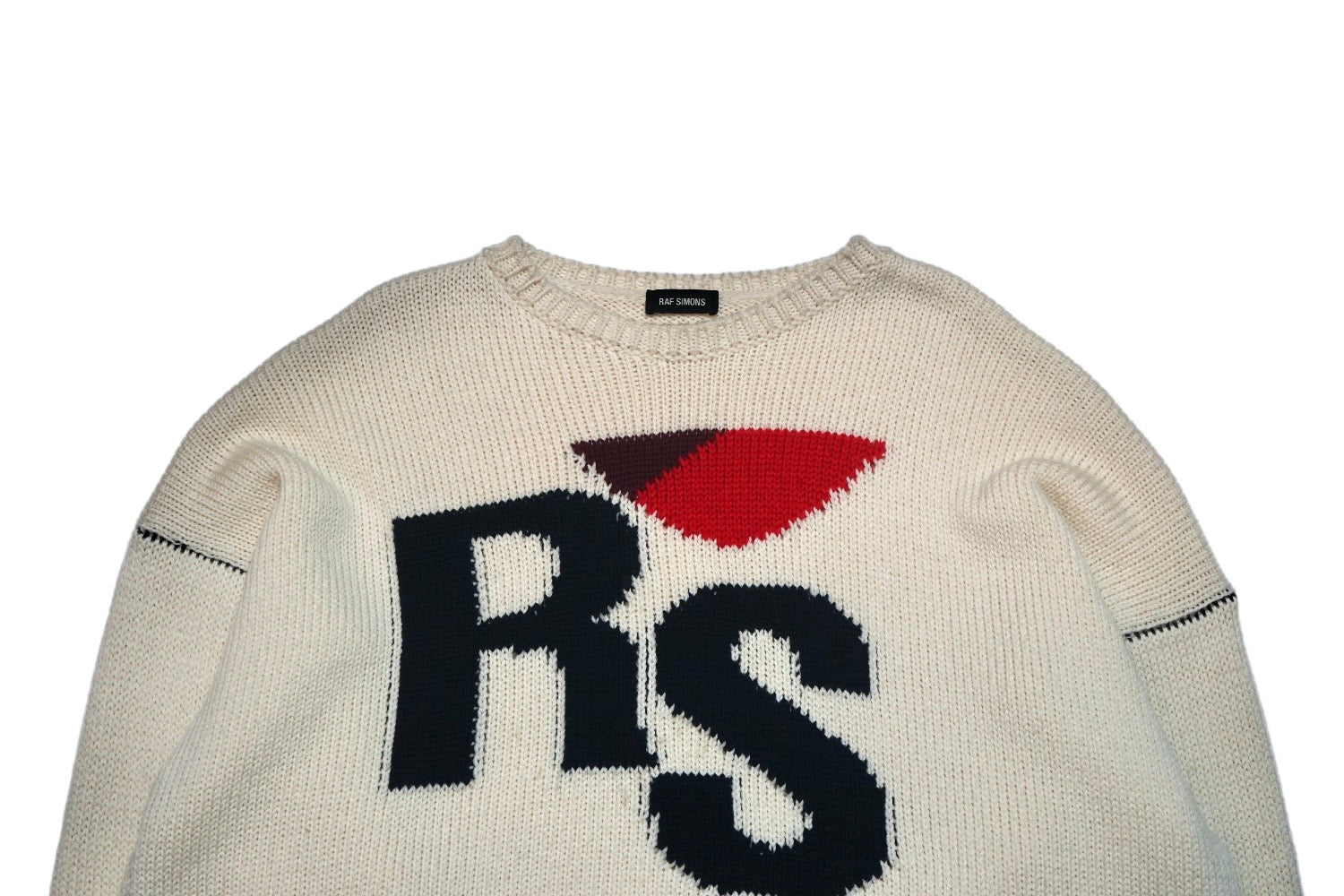 Raf Simons Cropped Oversized Knit