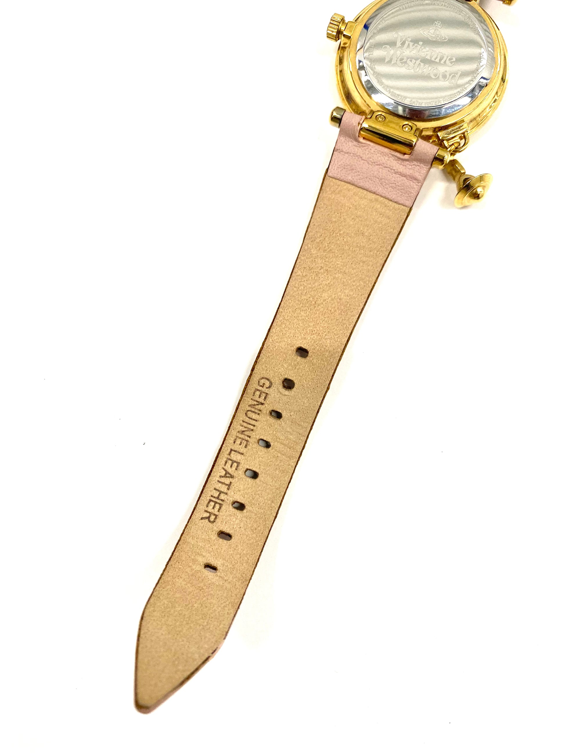 Vivienne Westwood Pink Leather Watch