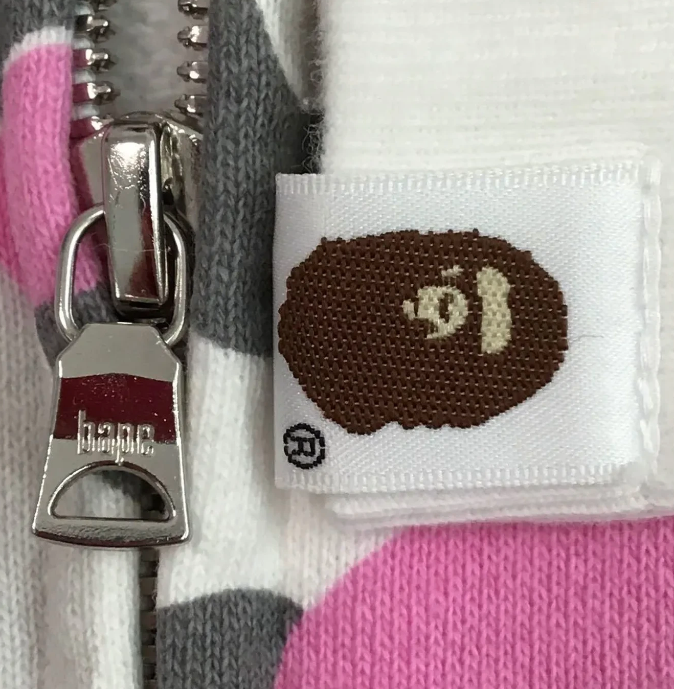 BAPE Kanazawa City Pink Camo Full Zip Hoodie