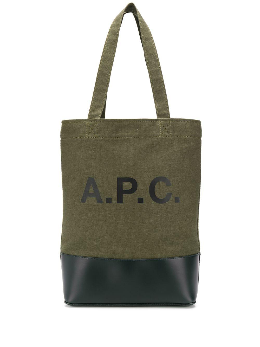 Axelle Canvas Leather Tote Bag – VV department - Main Image