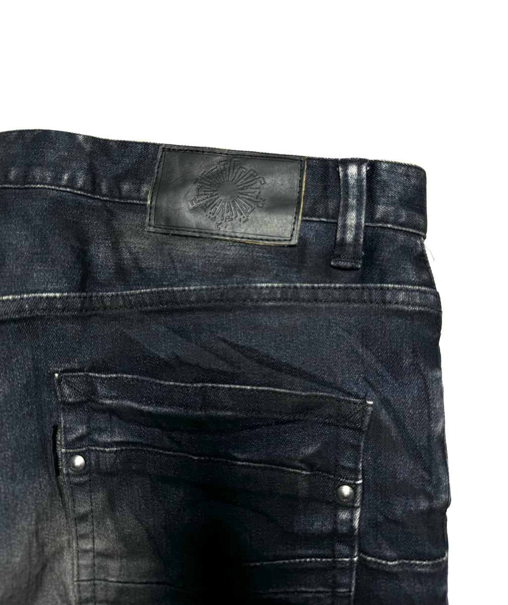 Tornado Mart Washed Denim Flared Jean 2000s