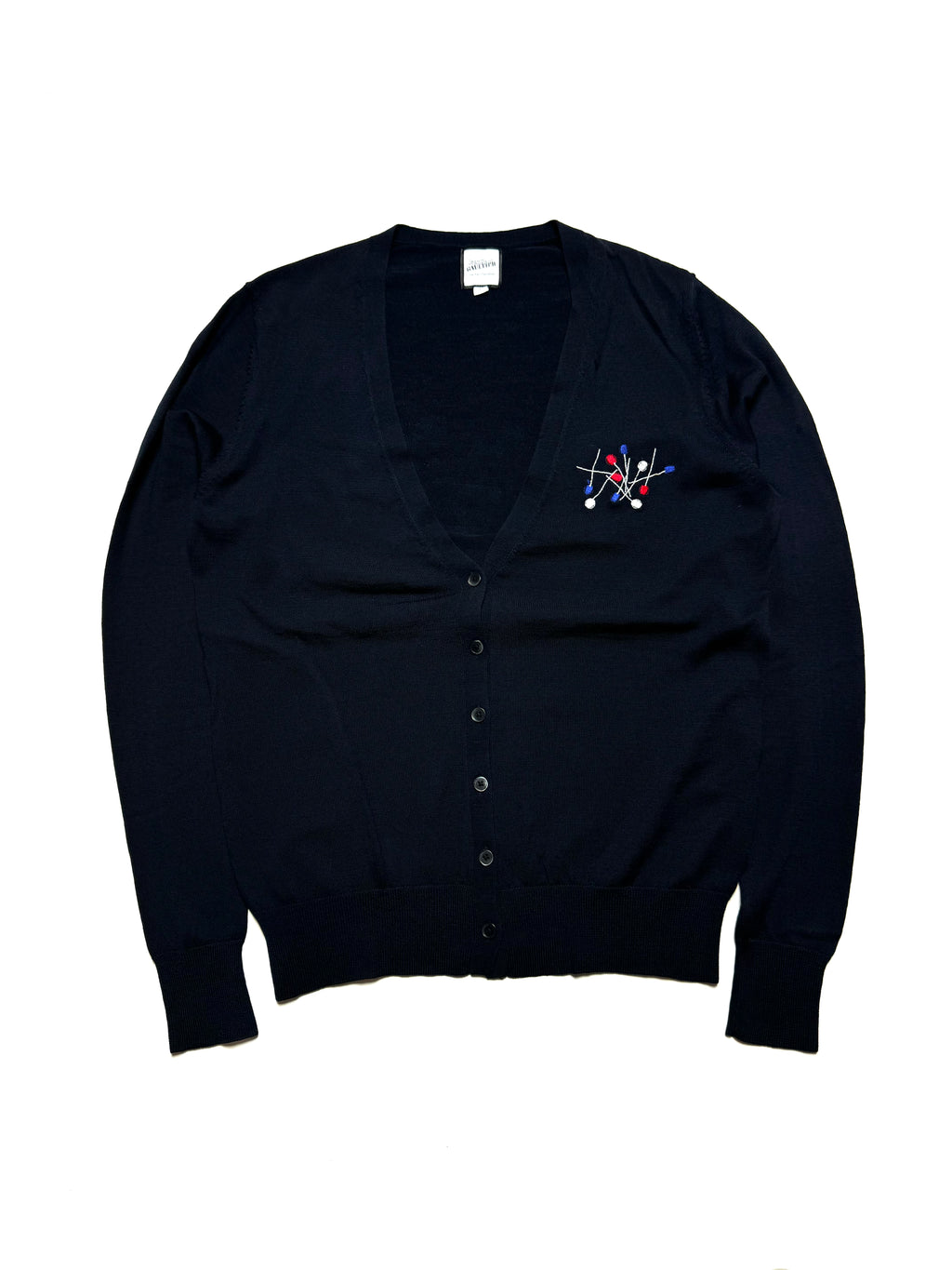 Jean Paul Gaultier Pins Navy Cardigan