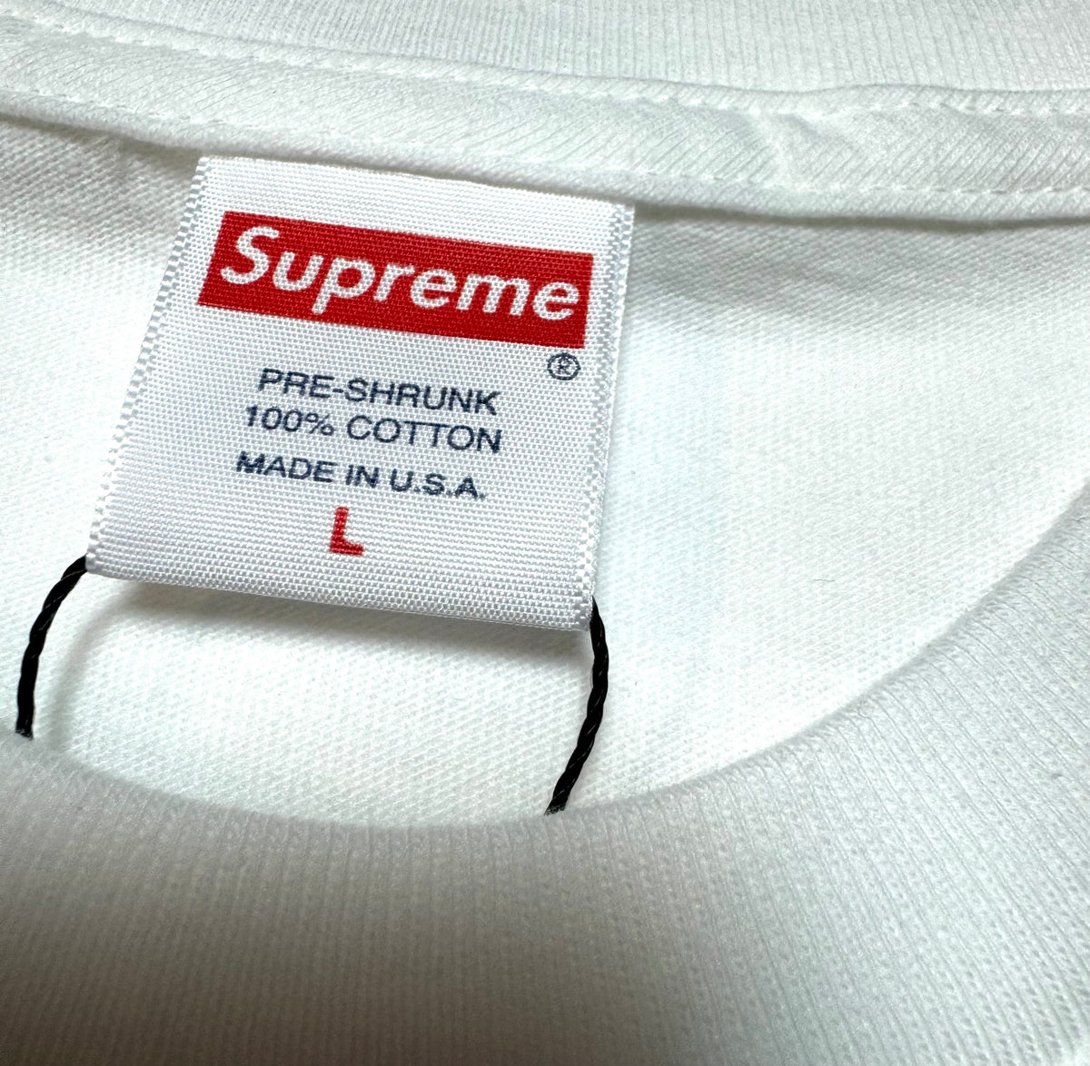 Supreme Red Gun White  Tee
