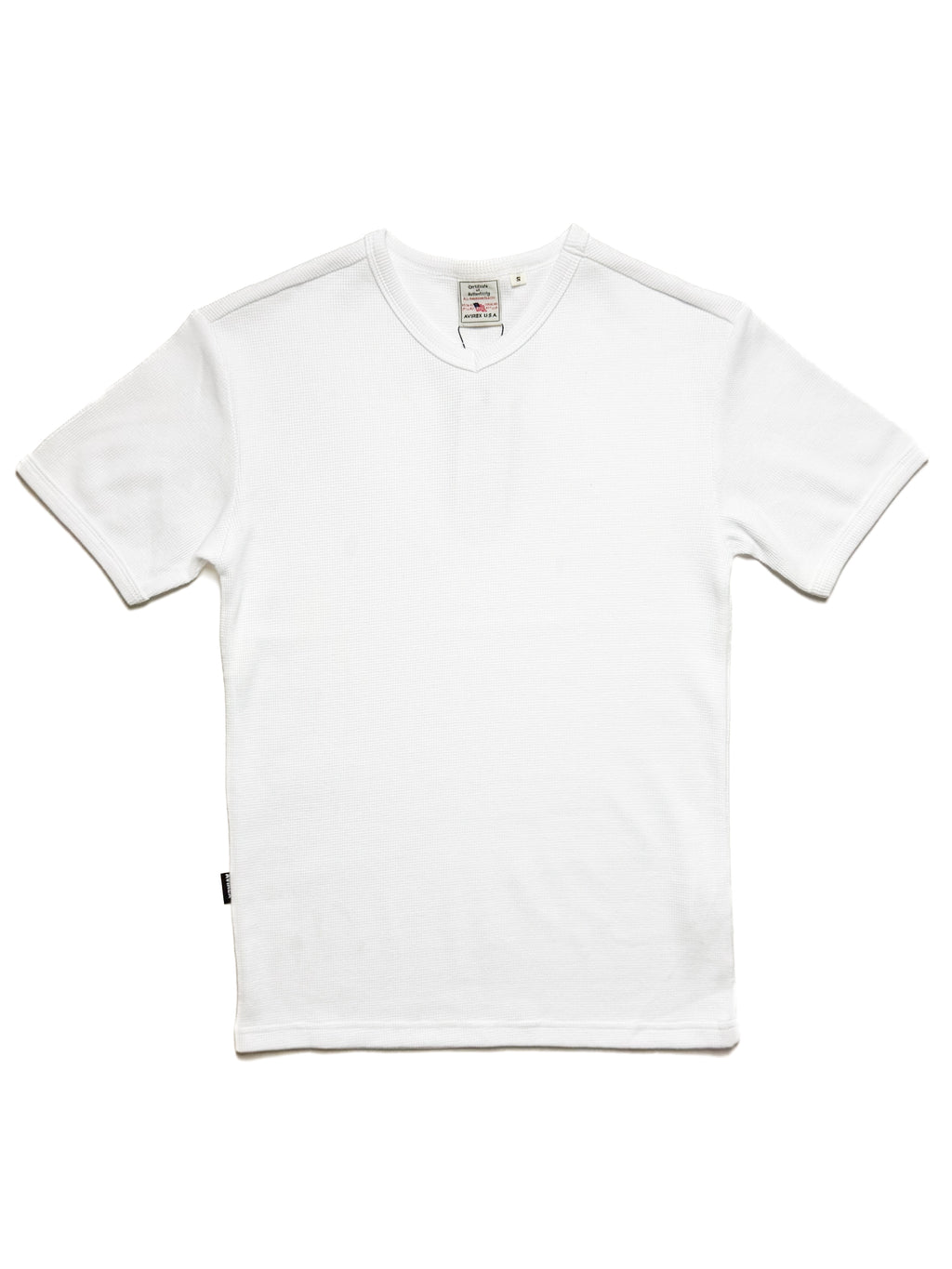 AVIREX V Neck Rib T shirt