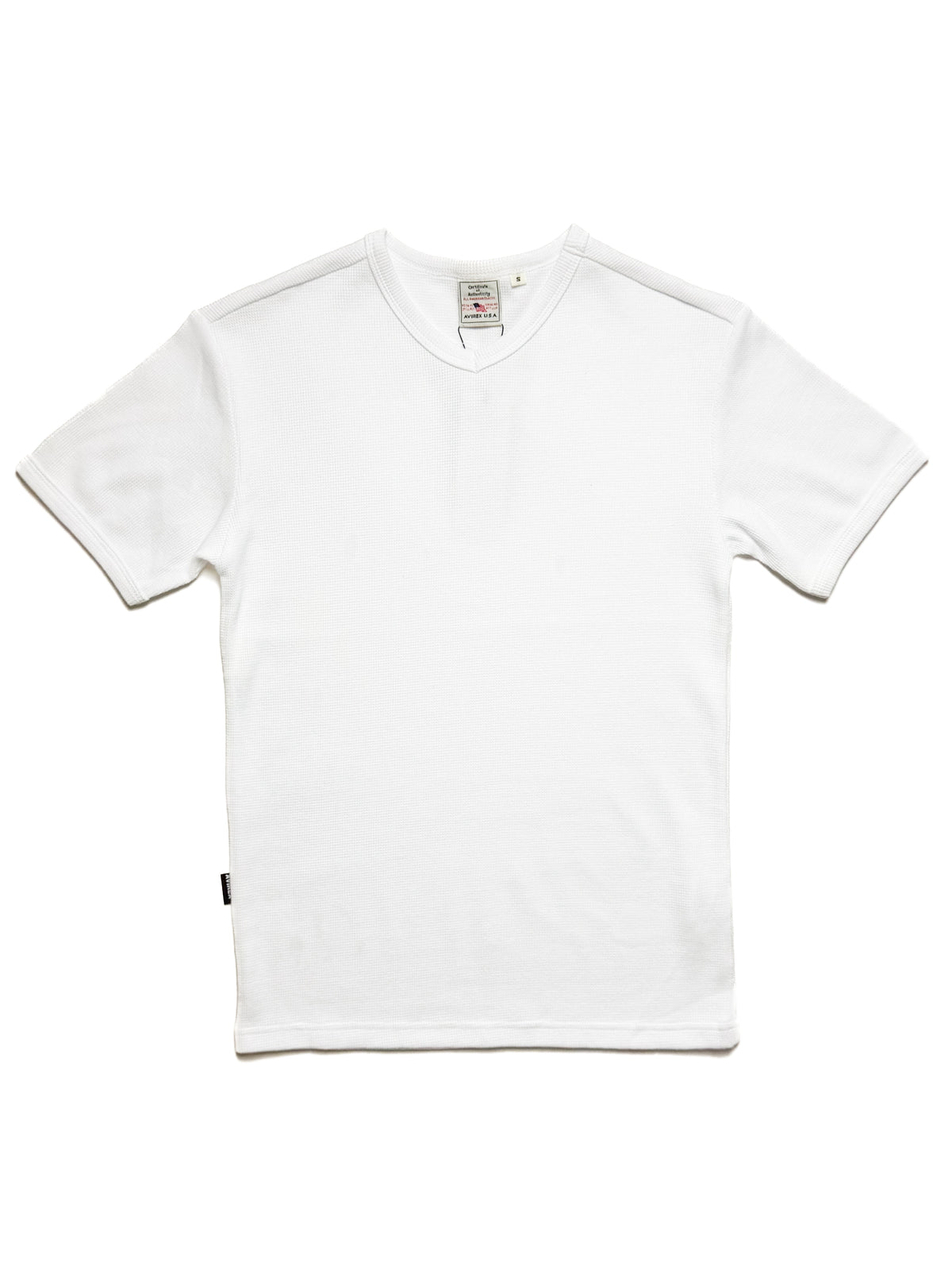 AVIREX V Neck Rib T shirt