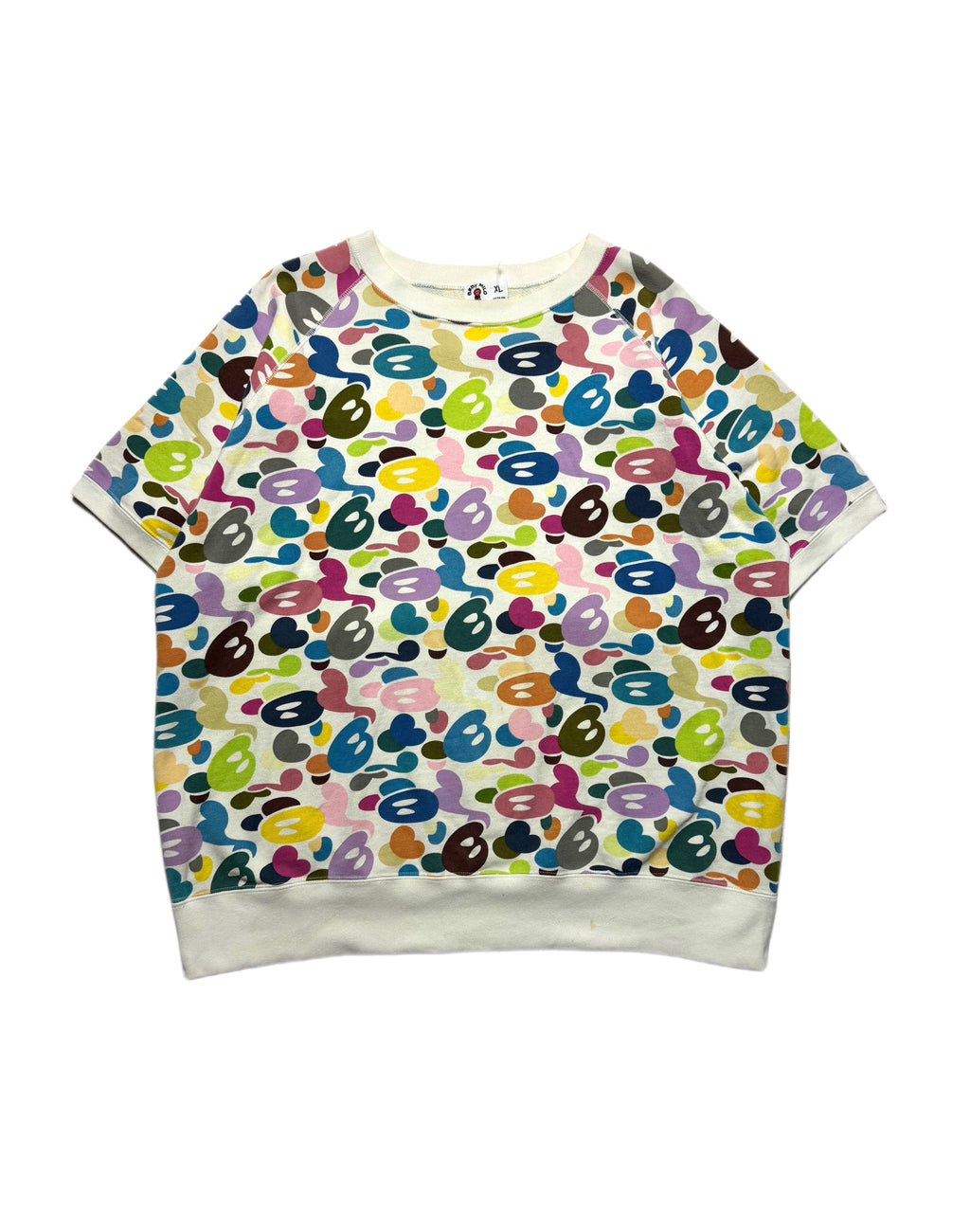 BAPE OG Baby Milo Multi Camo Short Sleeve Sweatshirts