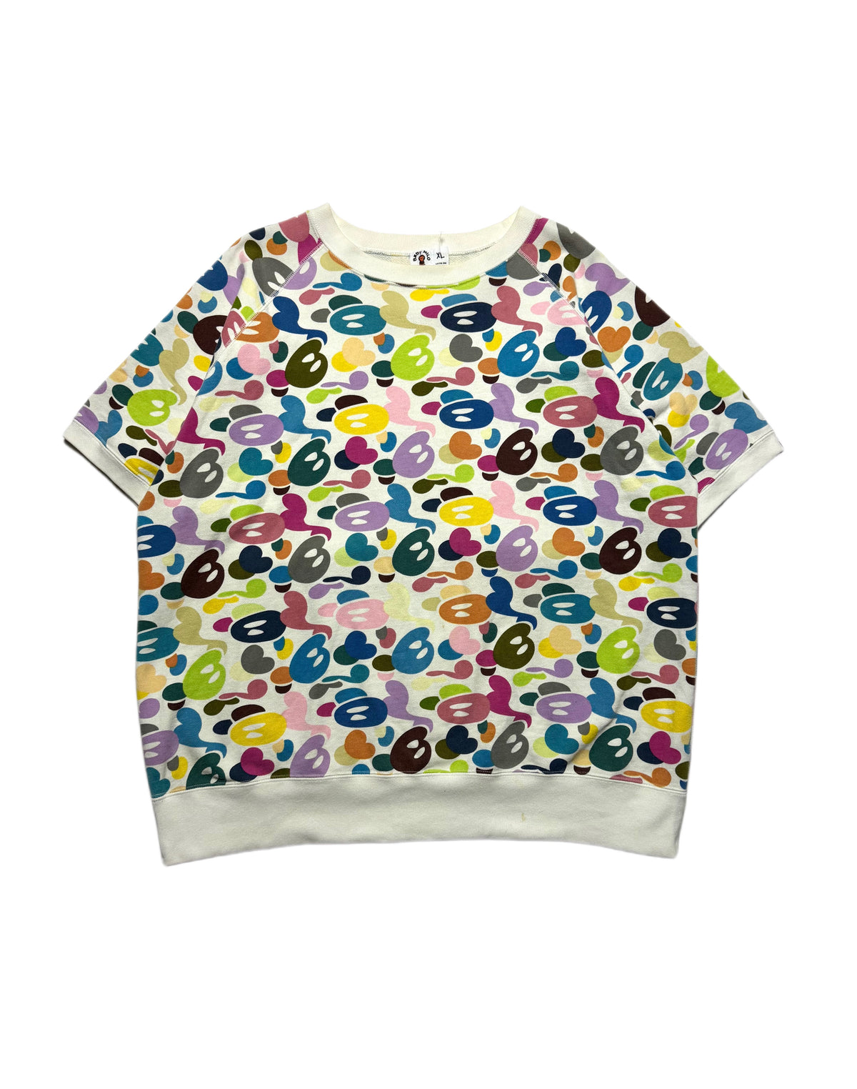 BAPE OG Baby Milo Multi Camo Short Sleeve Sweatshirts