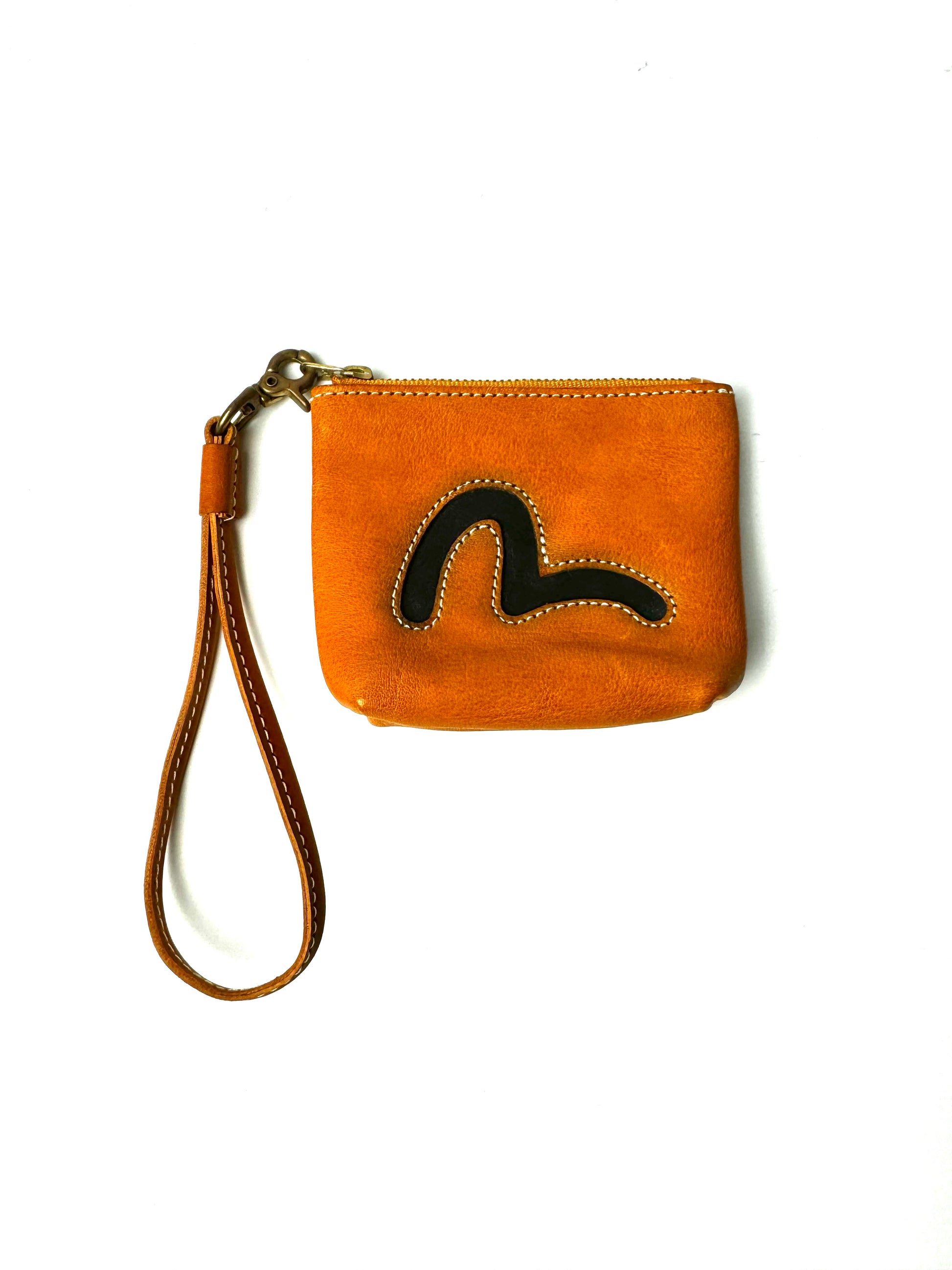 Evisu Genuine Leather Coin Purse