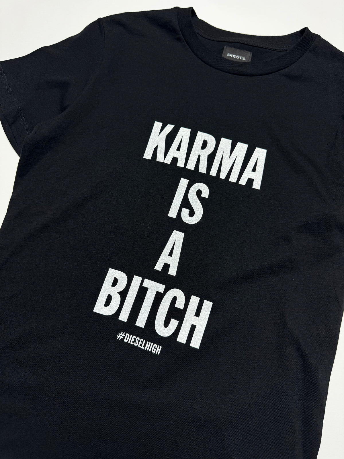 Diesel Black "Karma is Bitch" Tee