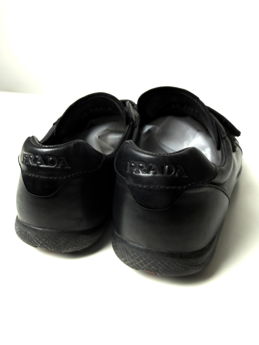 Prada Double Strap Leather Shoe