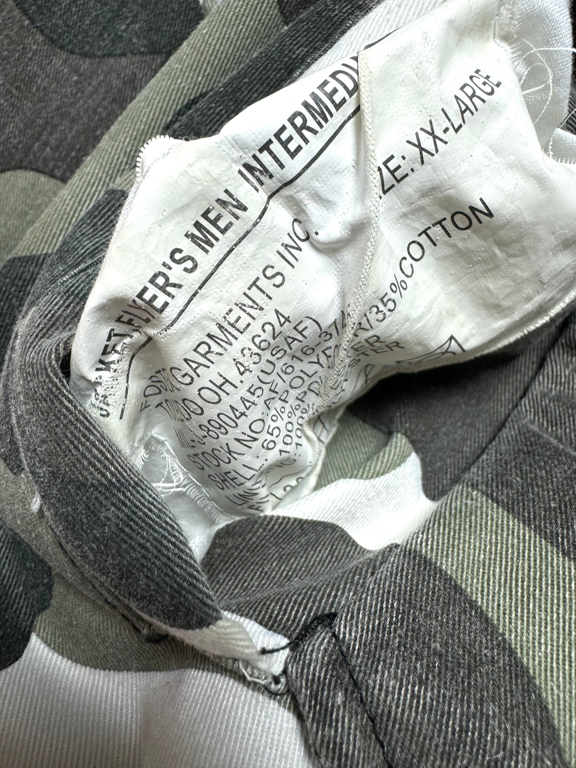 Rough Simmons Anime Bomber Grey Camo Jacket