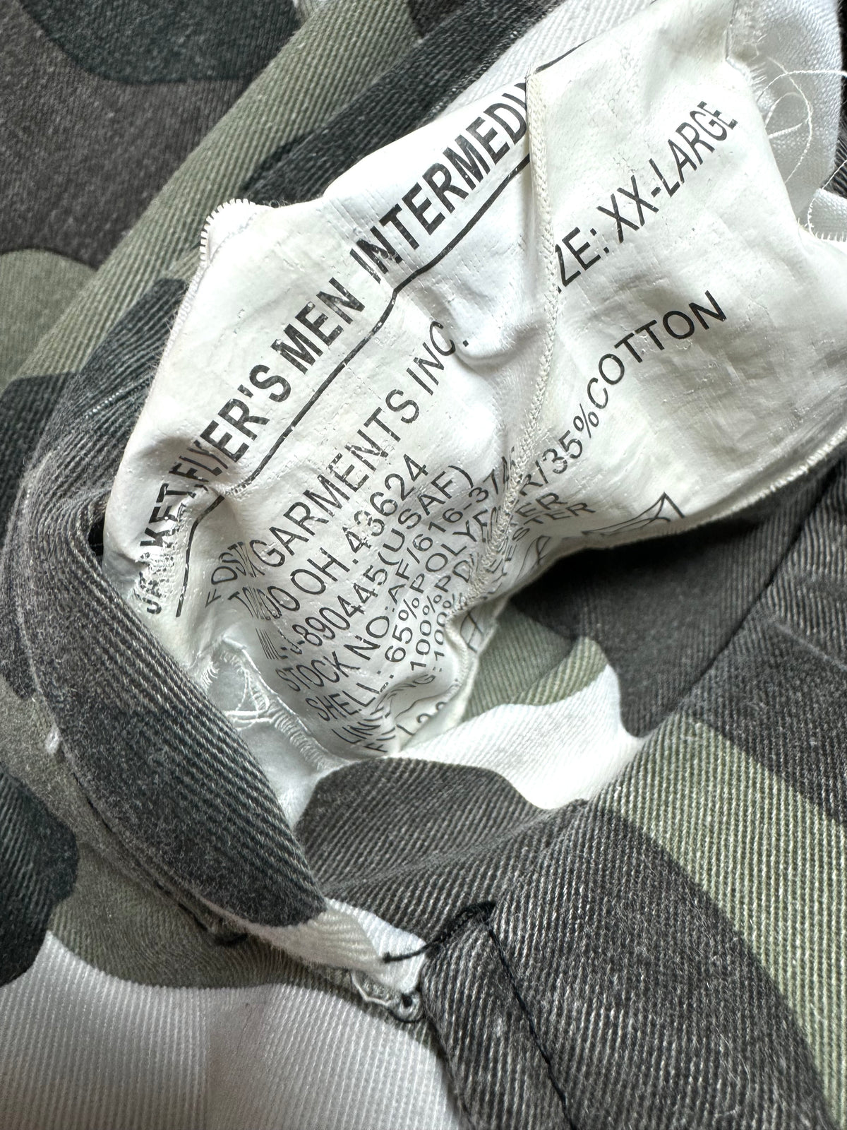 Rough Simmons Anime Bomber Grey Camo Jacket