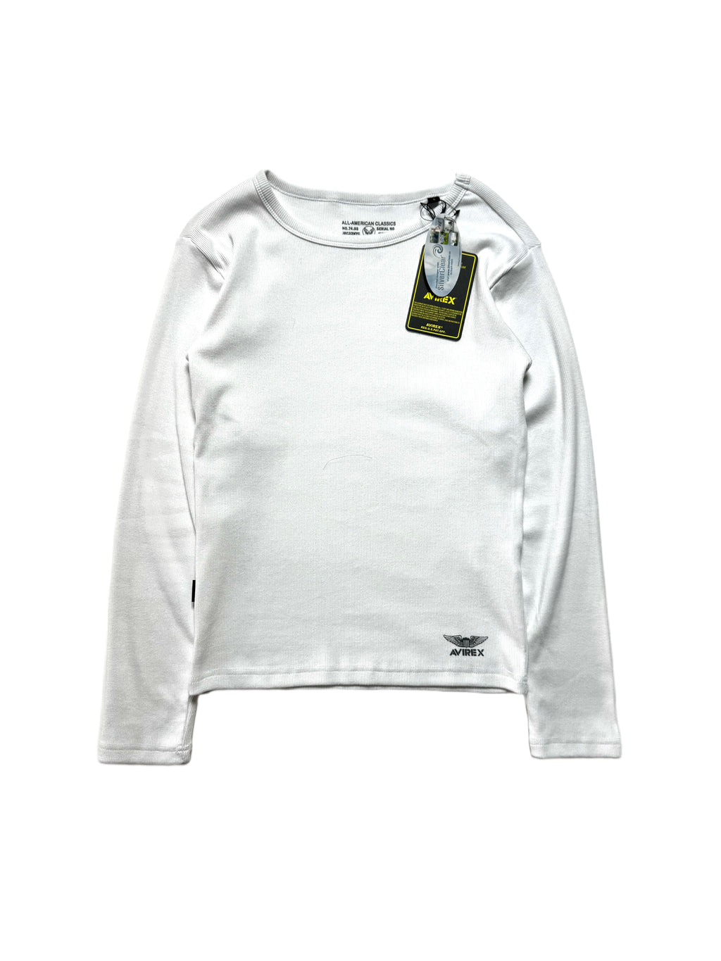 Avirex White Thermal Long Sleeve