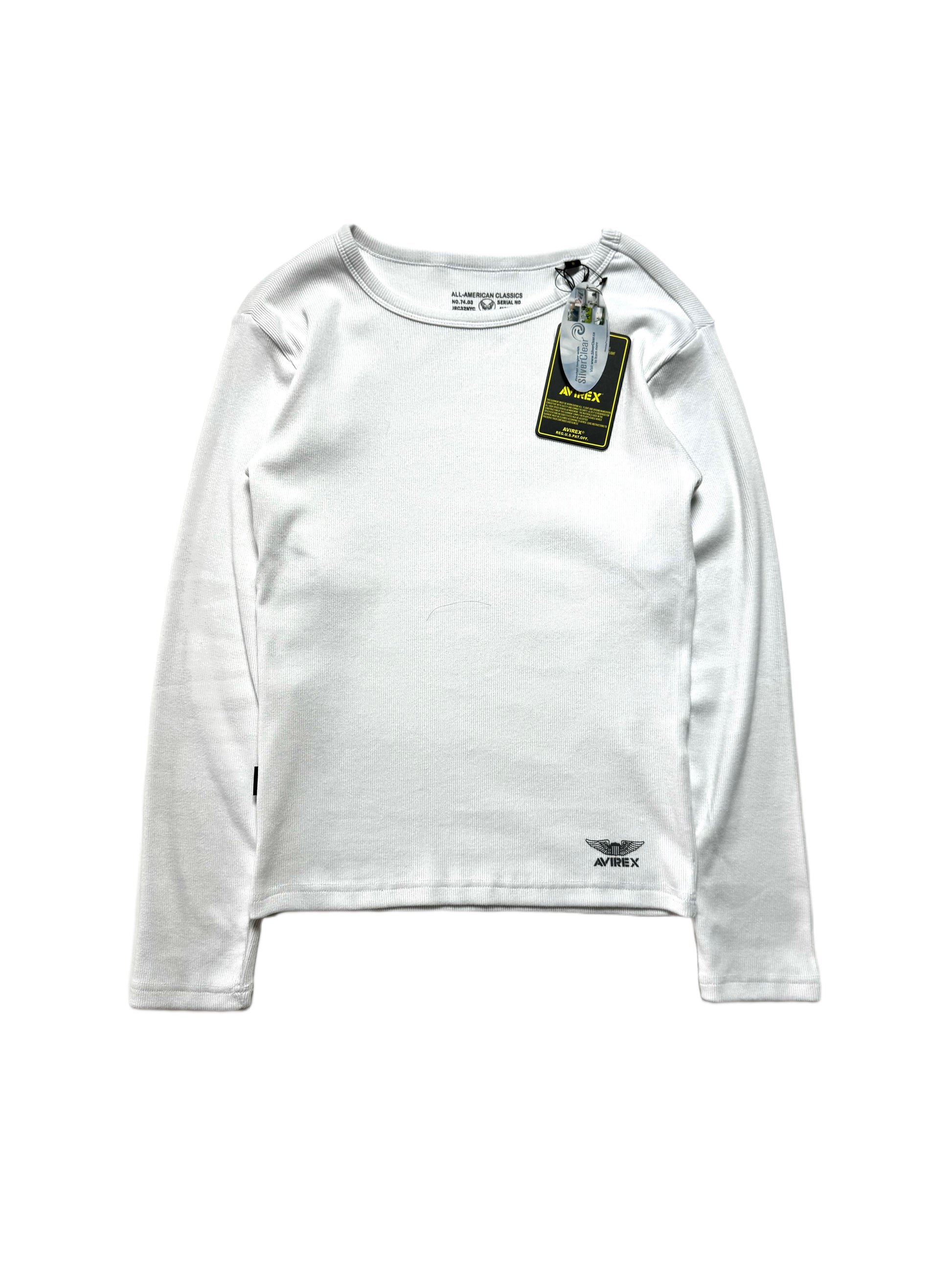 Avirex White Thermal Long Sleeve