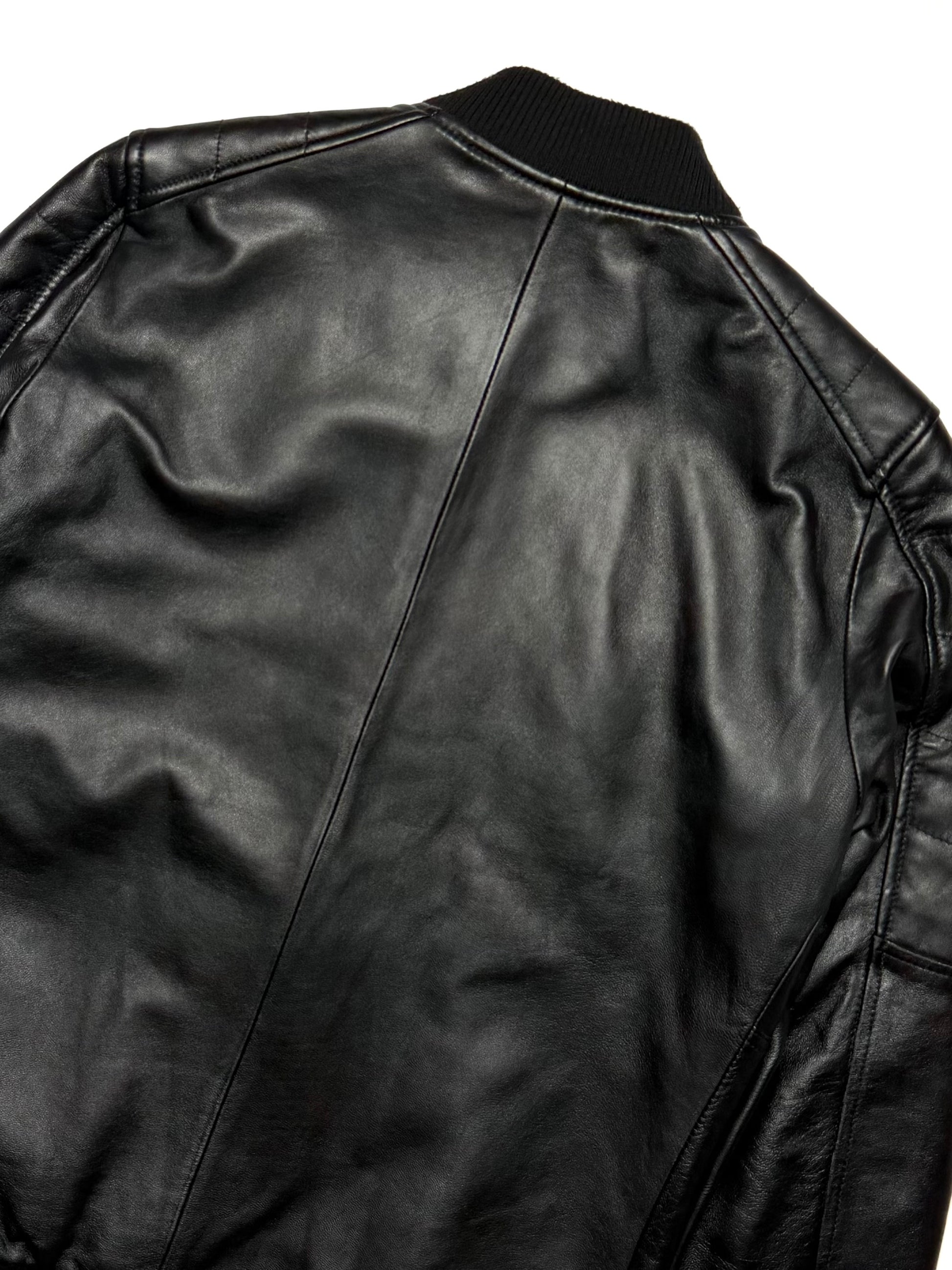 NUMBER NINE MA-1 Leather Jacket