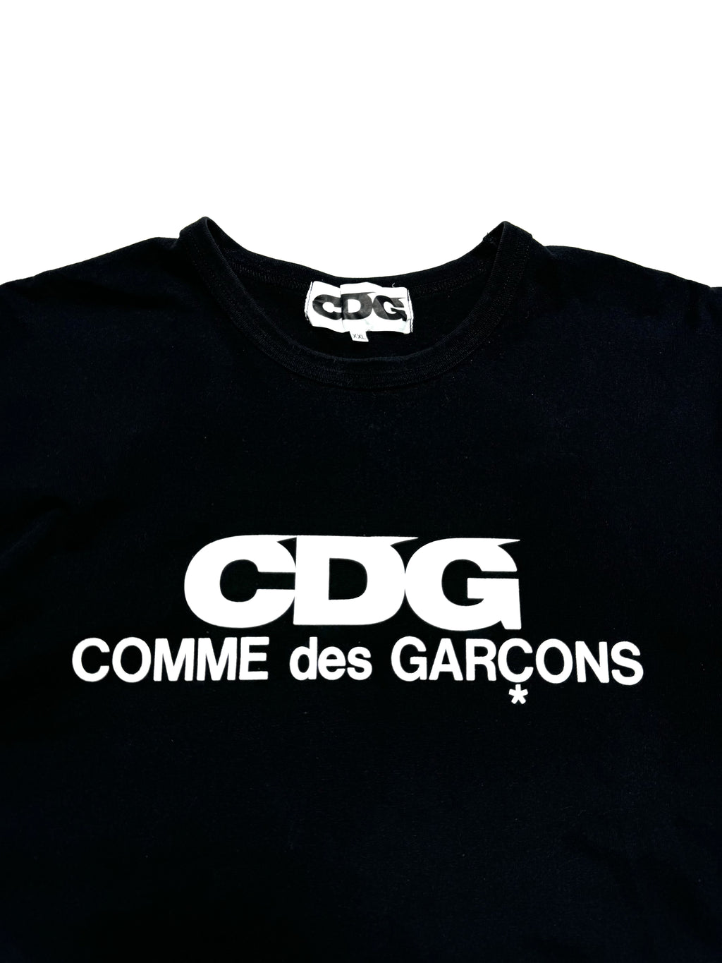 Comme des Garçons Black Spell-out Tee