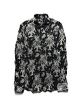 TORNADO MART Floral Shirt Black