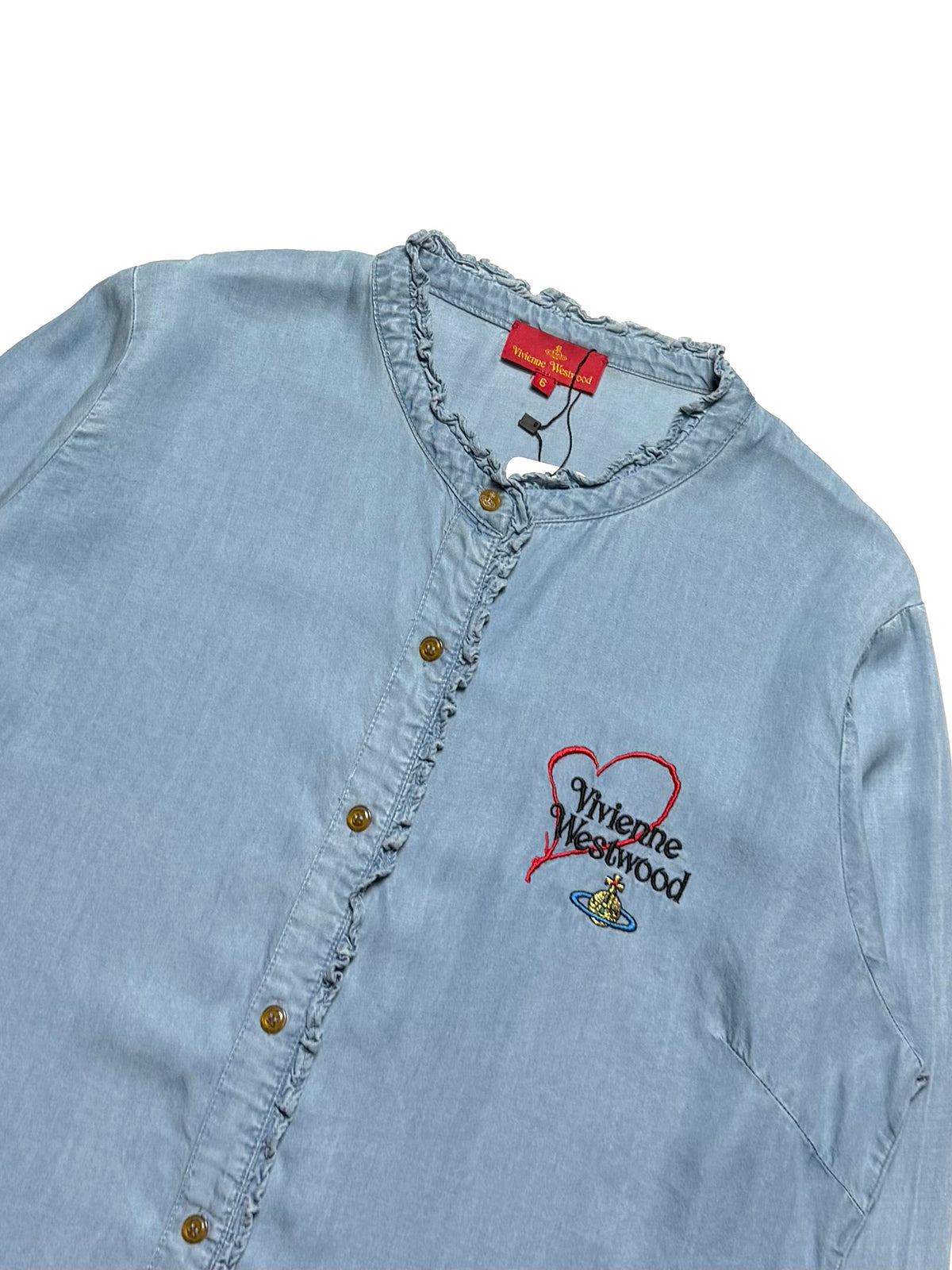Vivienne Westwood Heart Ruffle Shirt