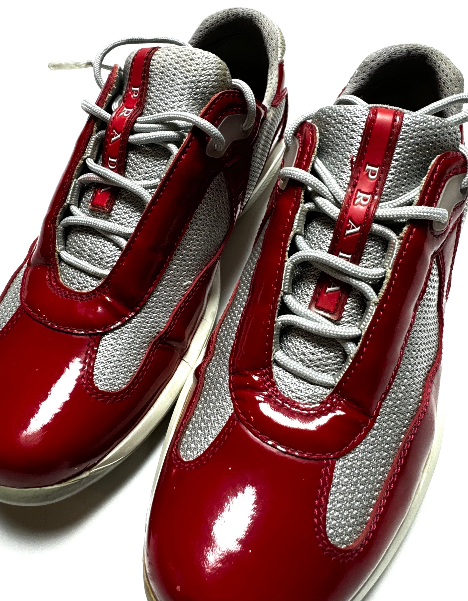 Prada America Cup Red Shoes 00s