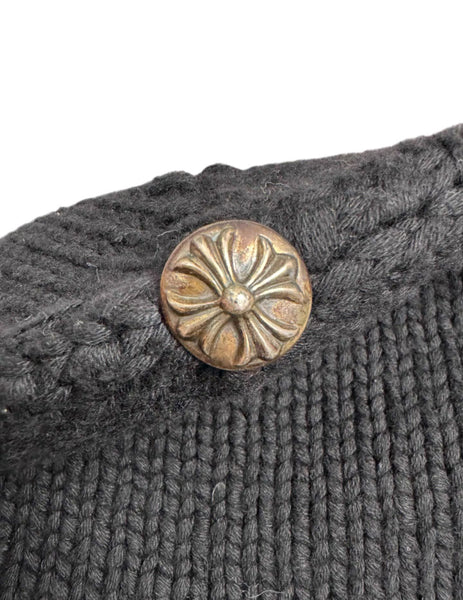 Chrome Hearts Leather Cross Beanie