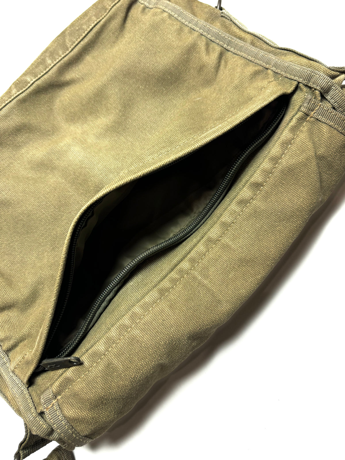 Diesel Spare Parts Line Olive Green Cross Messenger Bag 90s