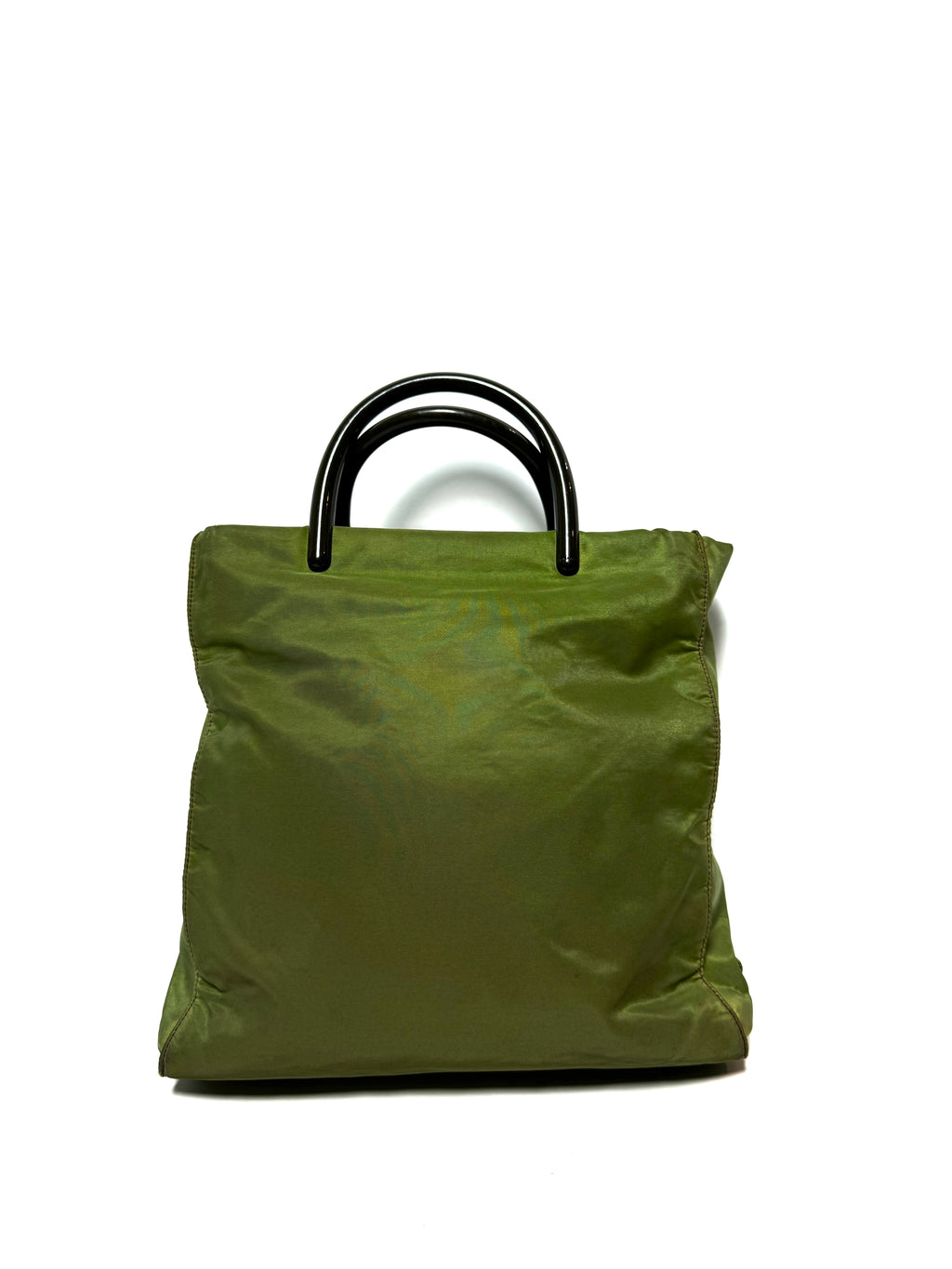 PRADA Vintage Green Tote Bag