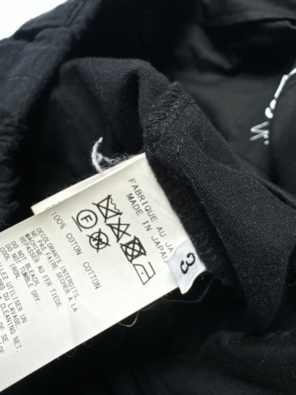 Yohji Yamamoto Black Scandal Plated Short