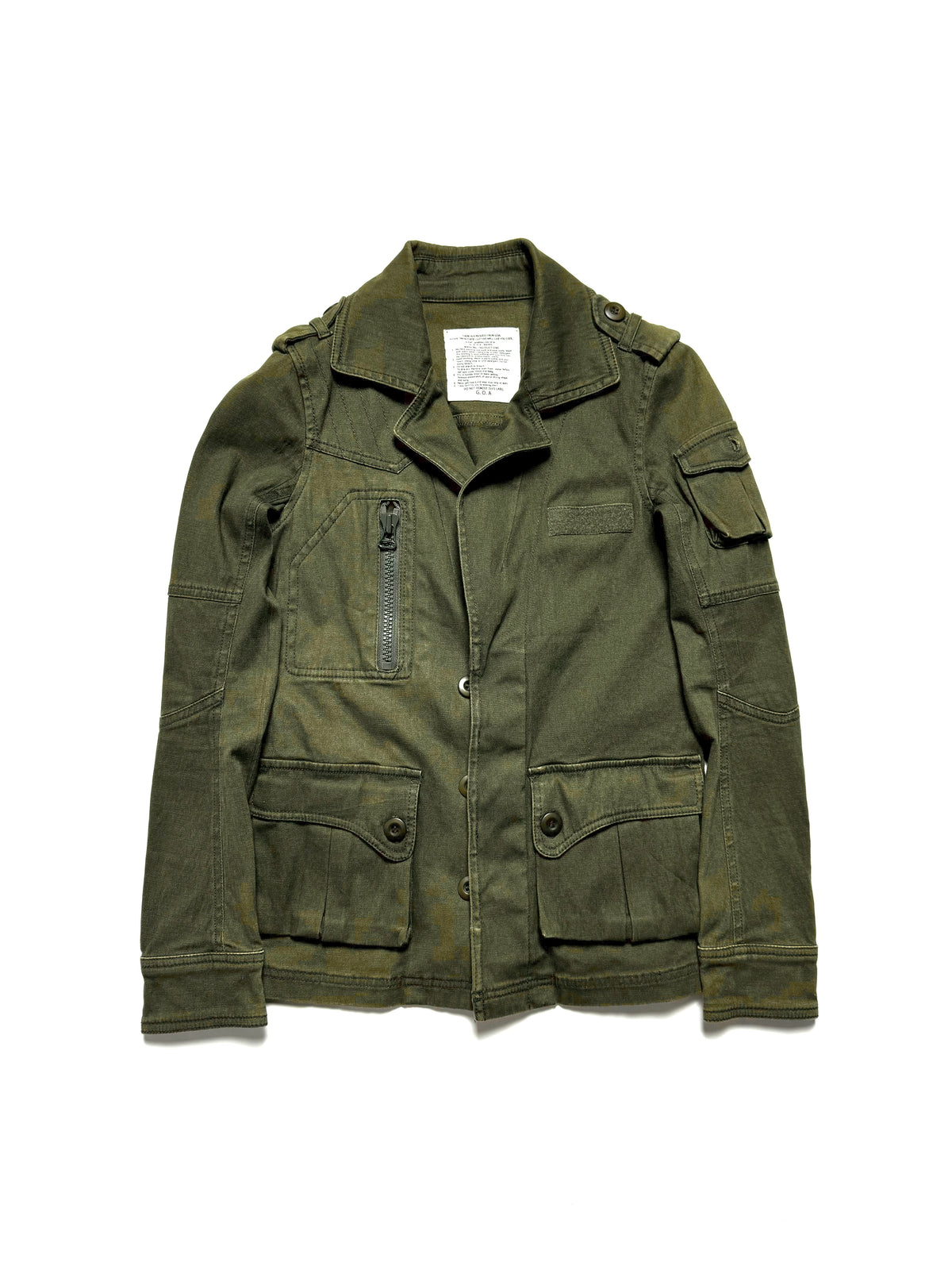 G.O.A Army Green Military Jacket 2000s