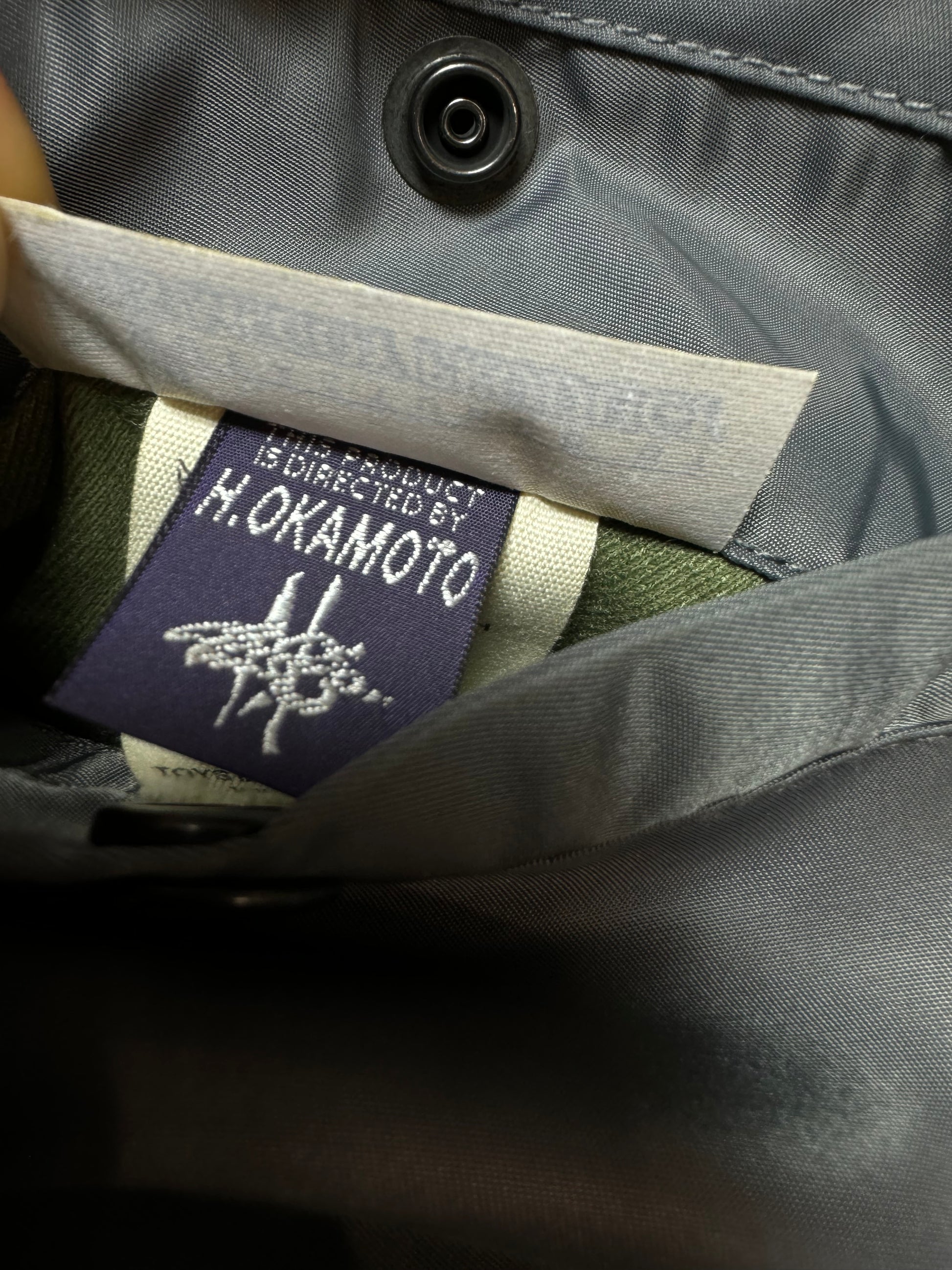 Toy MCcoy Gunmetal US Airforce Bomber MA-1 Jacket