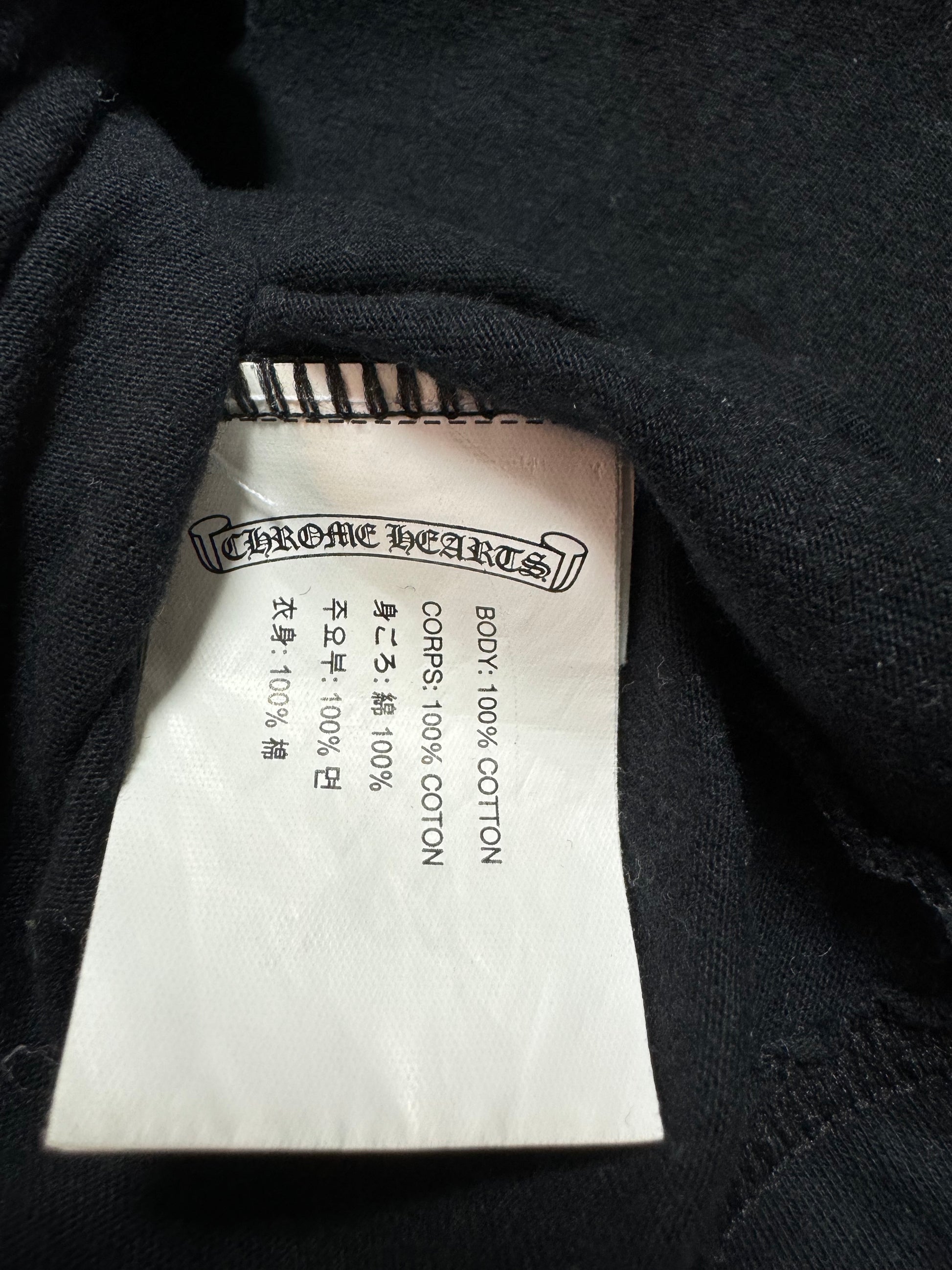 Chromehearts Vertical Flag Pocket Tee