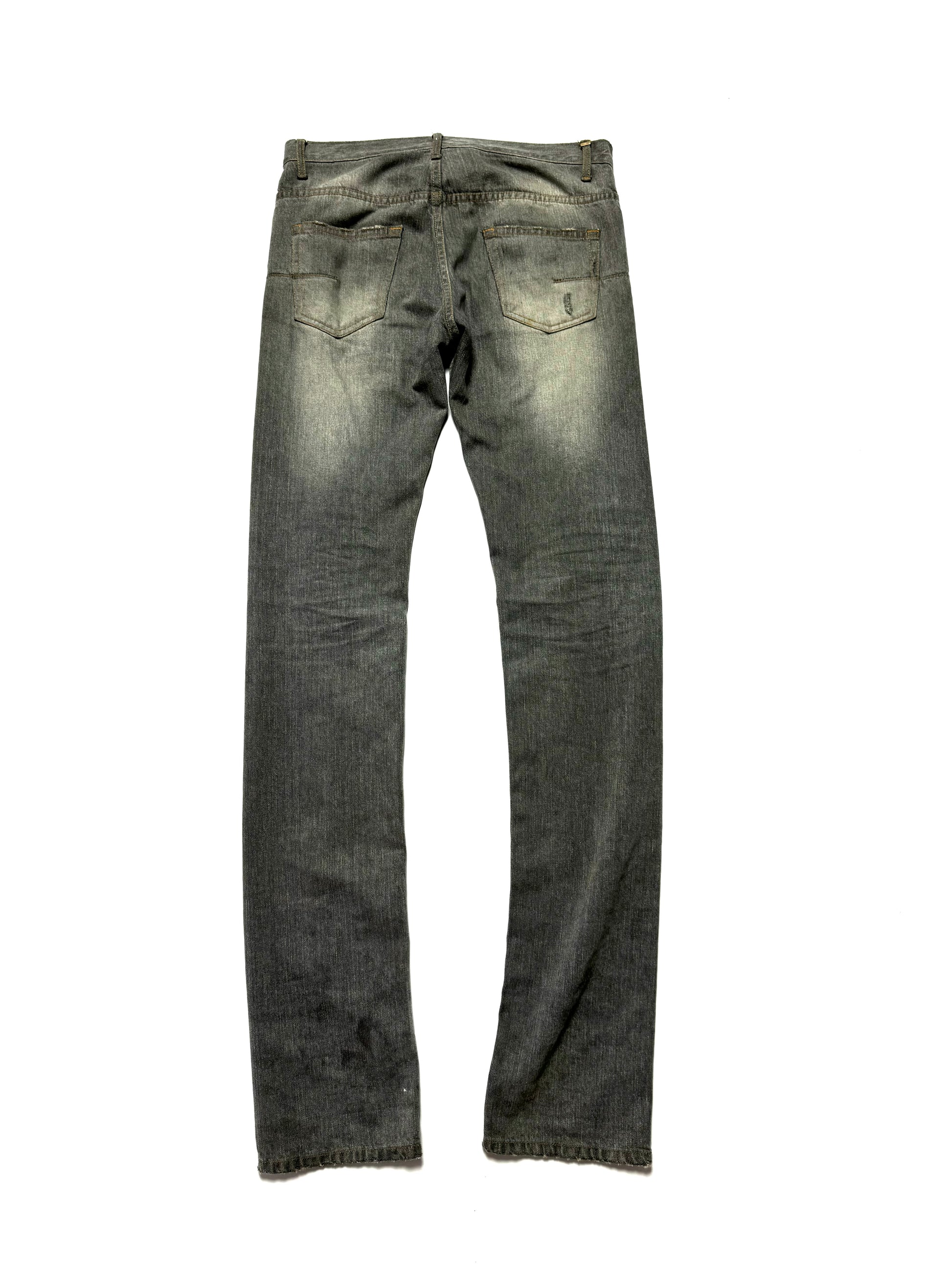 Dior 2000s Washed Grey Denim Jean