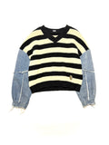 D&G Denim Sleeve Knitwear