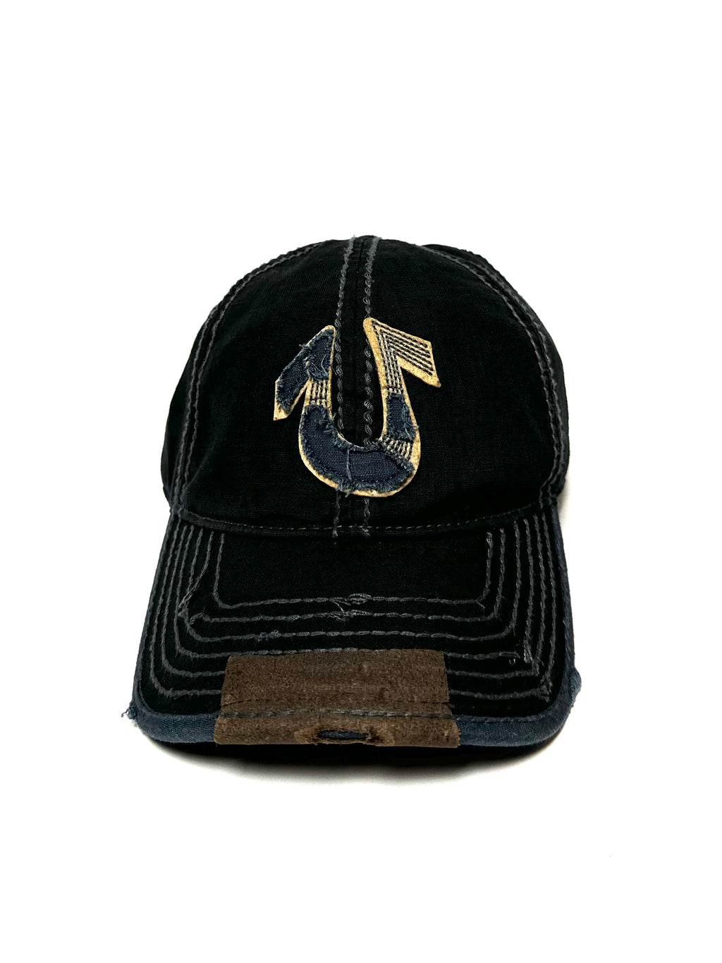 True Religion Denim Distressed Cap