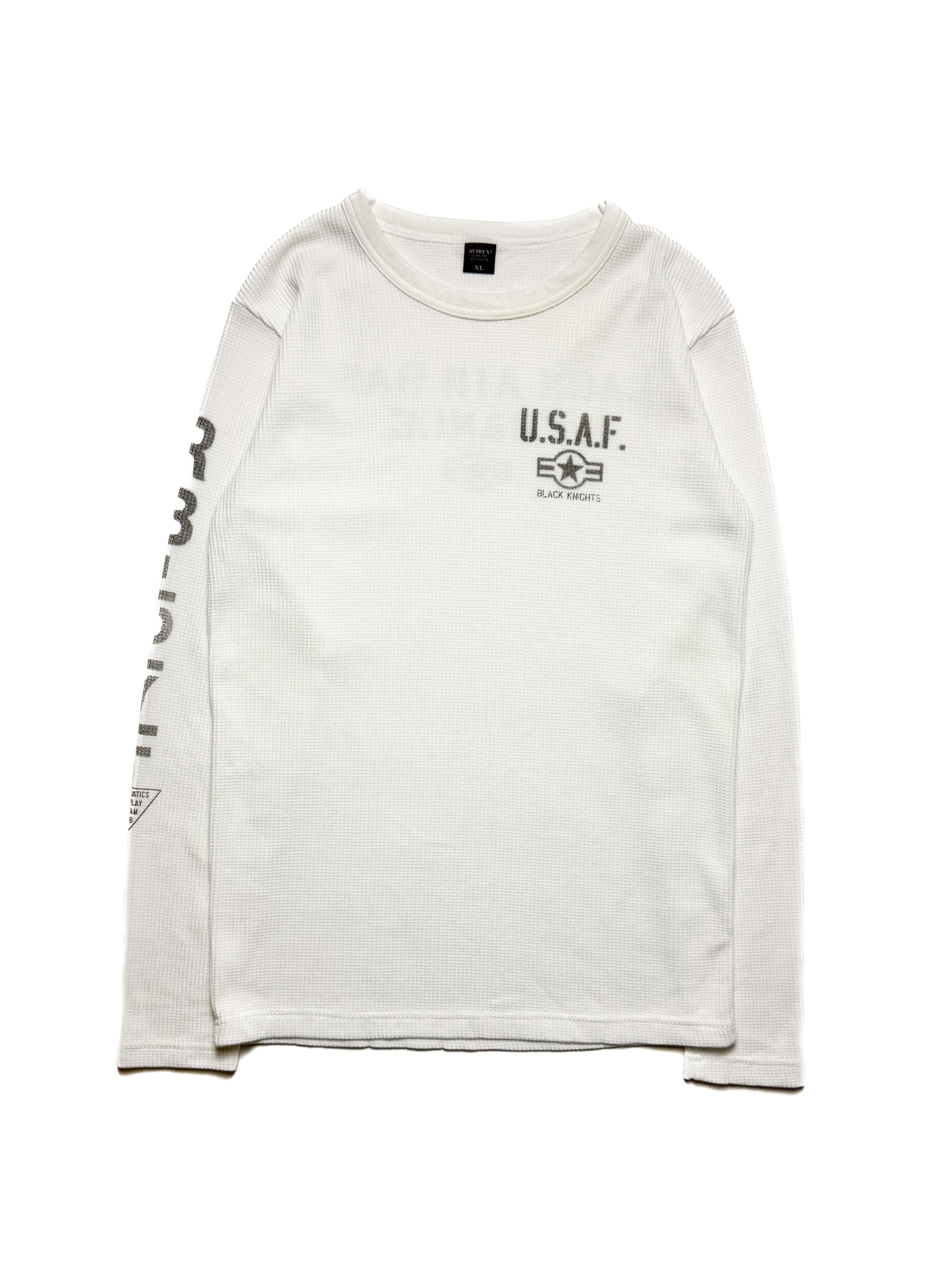 AVIREX France Waffle Long Sleeve