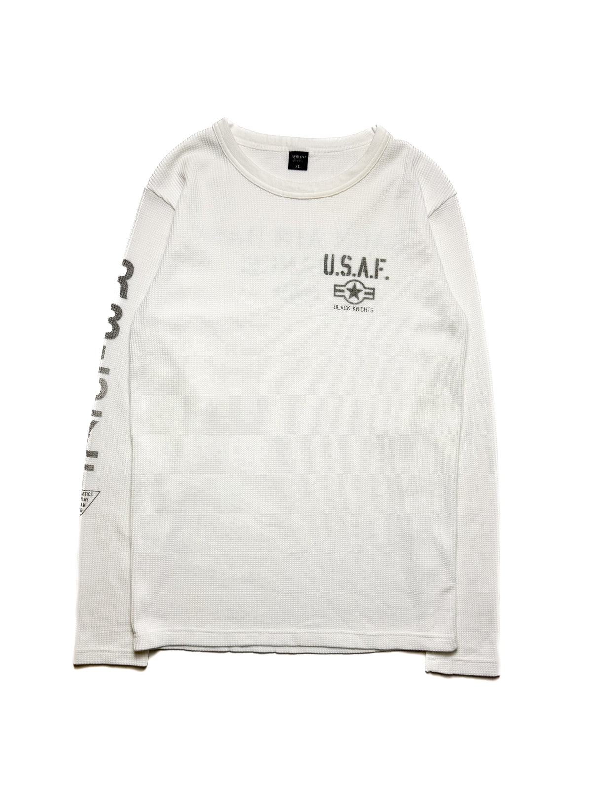 AVIREX France Waffle Long Sleeve
